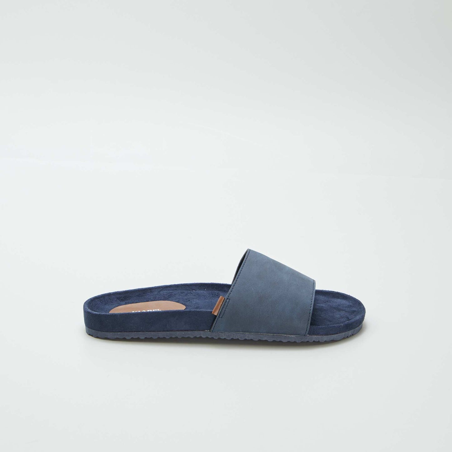 Claquettes bi-matière BLEU