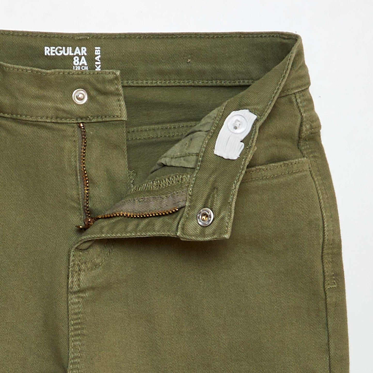 Jean regular coupe droite Vert