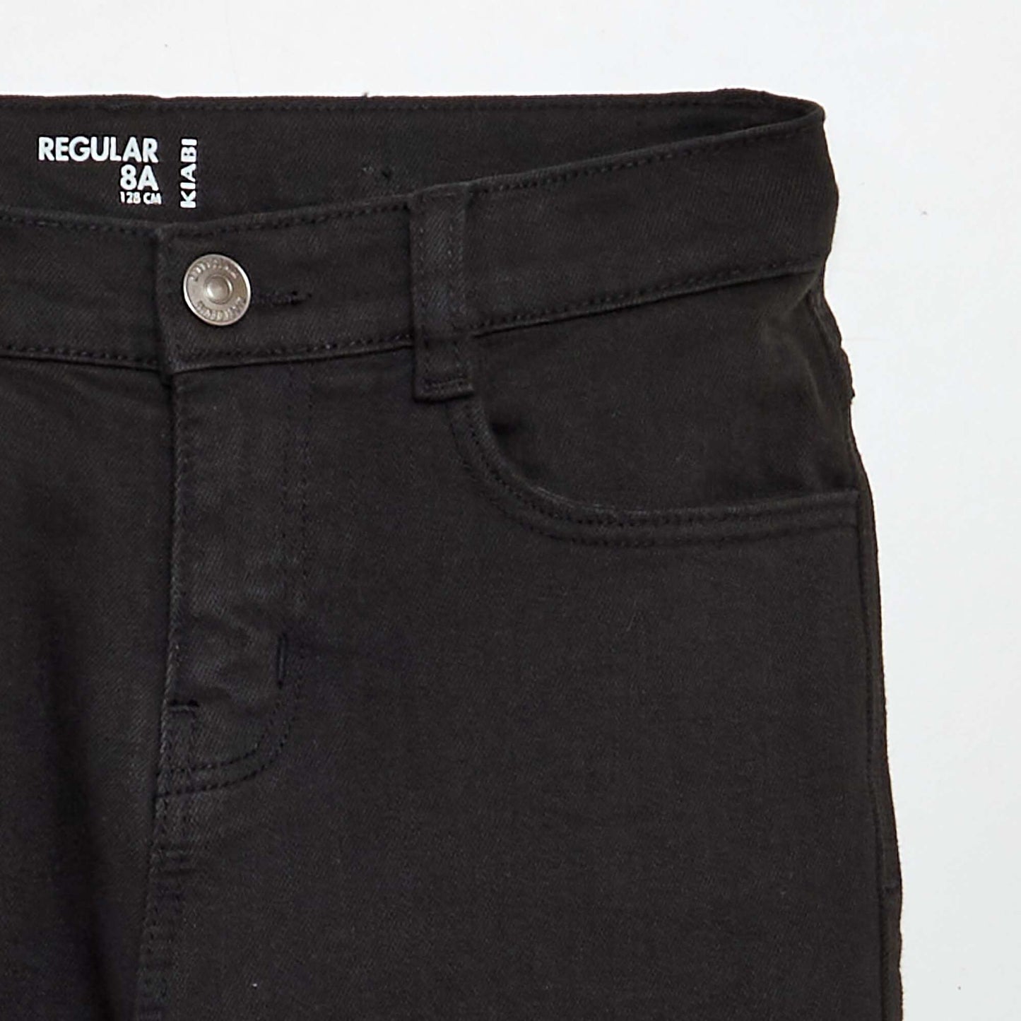 Jean regular coupe droite noir