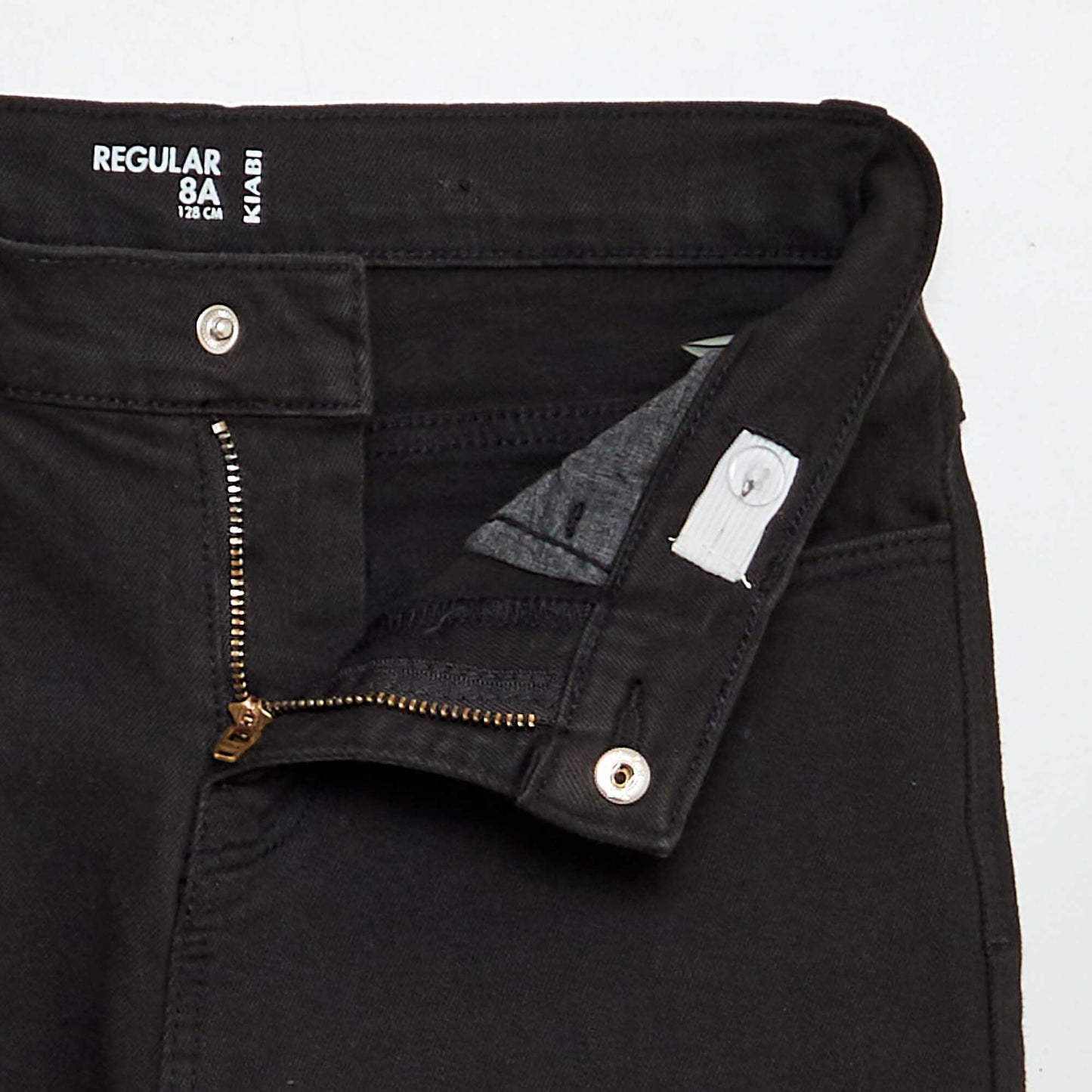 Jean regular coupe droite noir