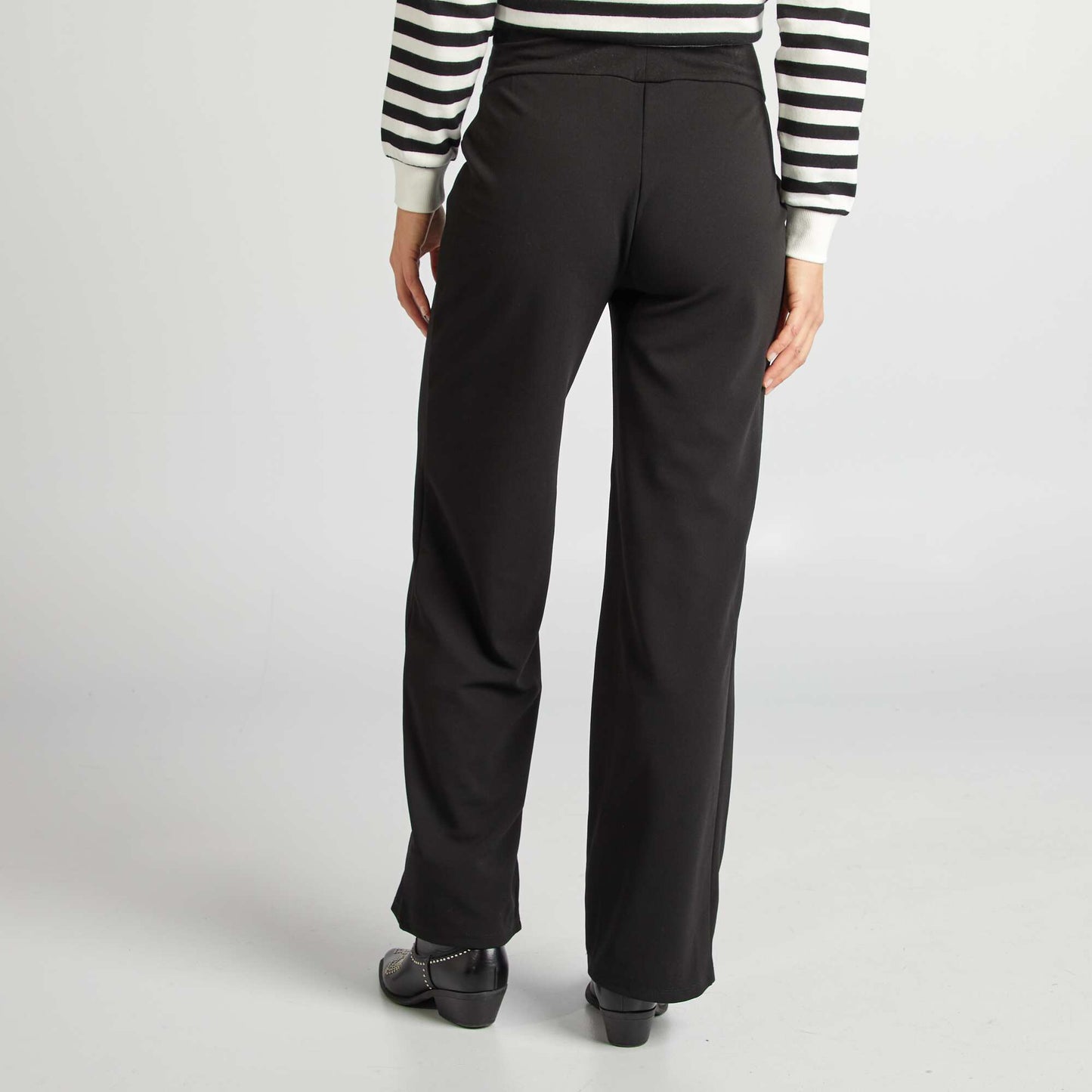 Pantalon grossesse bootcut noir