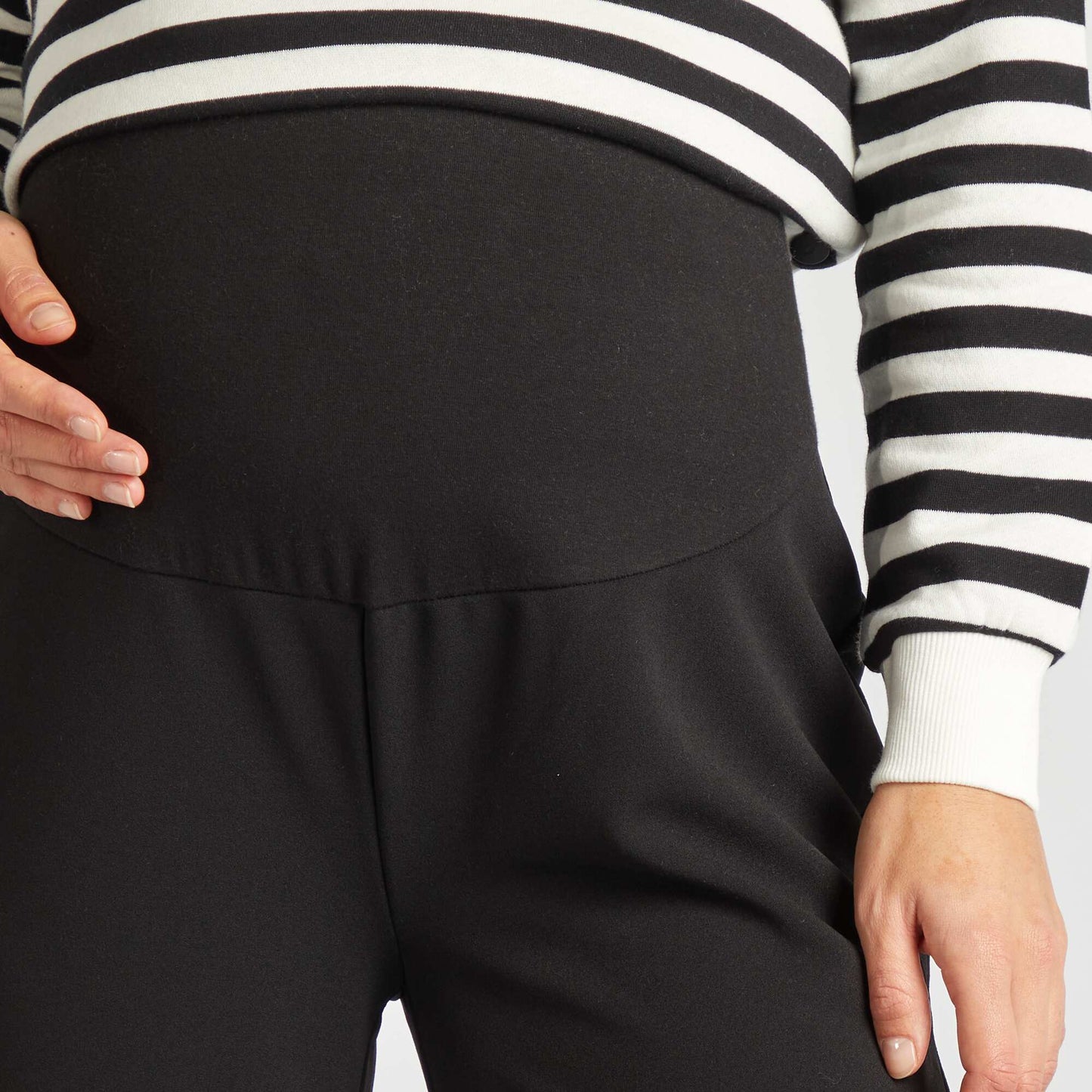Pantalon grossesse bootcut noir
