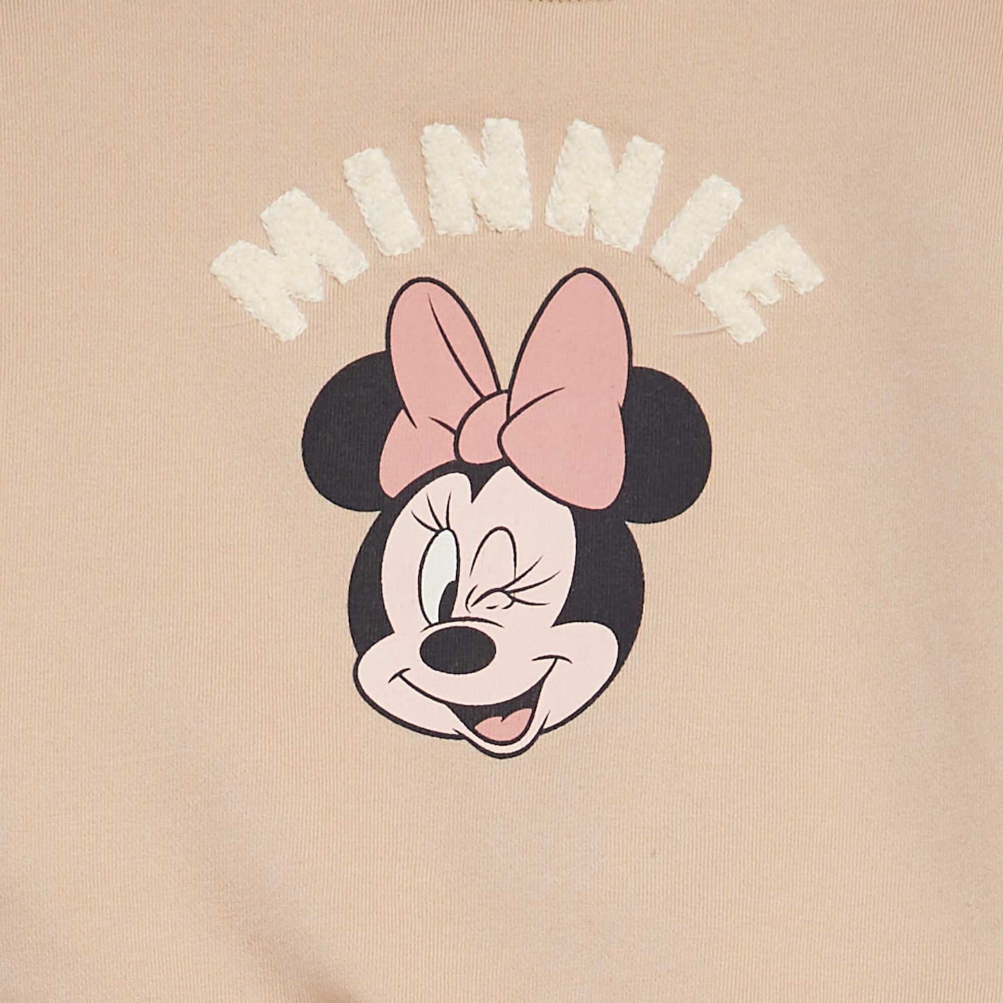 Blouson bicolore molleton 'Disney' Beige