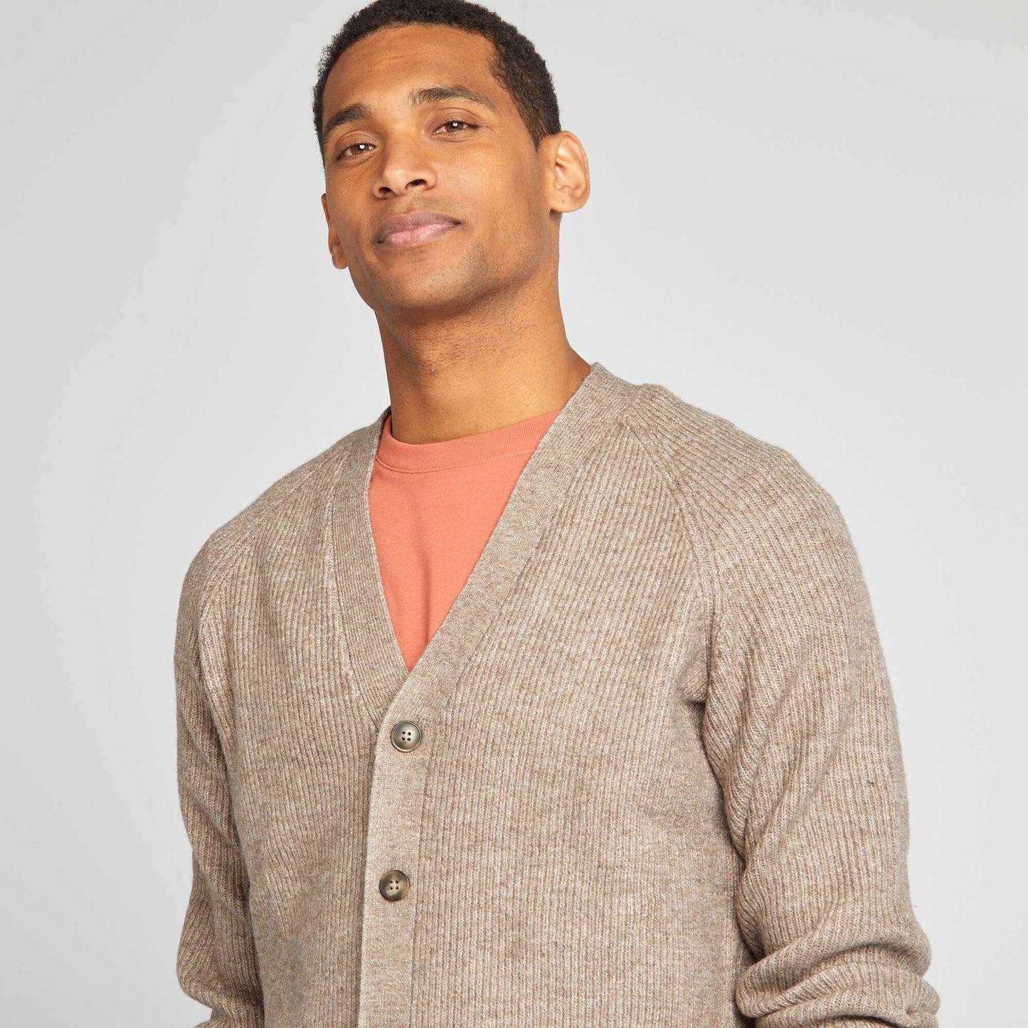 Gilet en maille perlée BEIGE