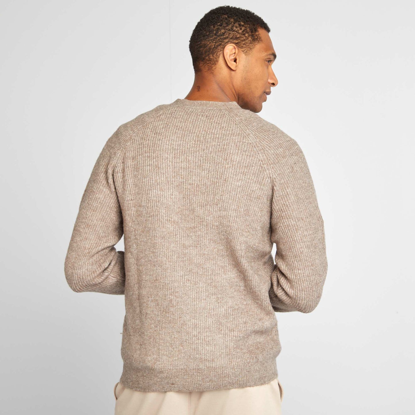 Gilet en maille perlée BEIGE