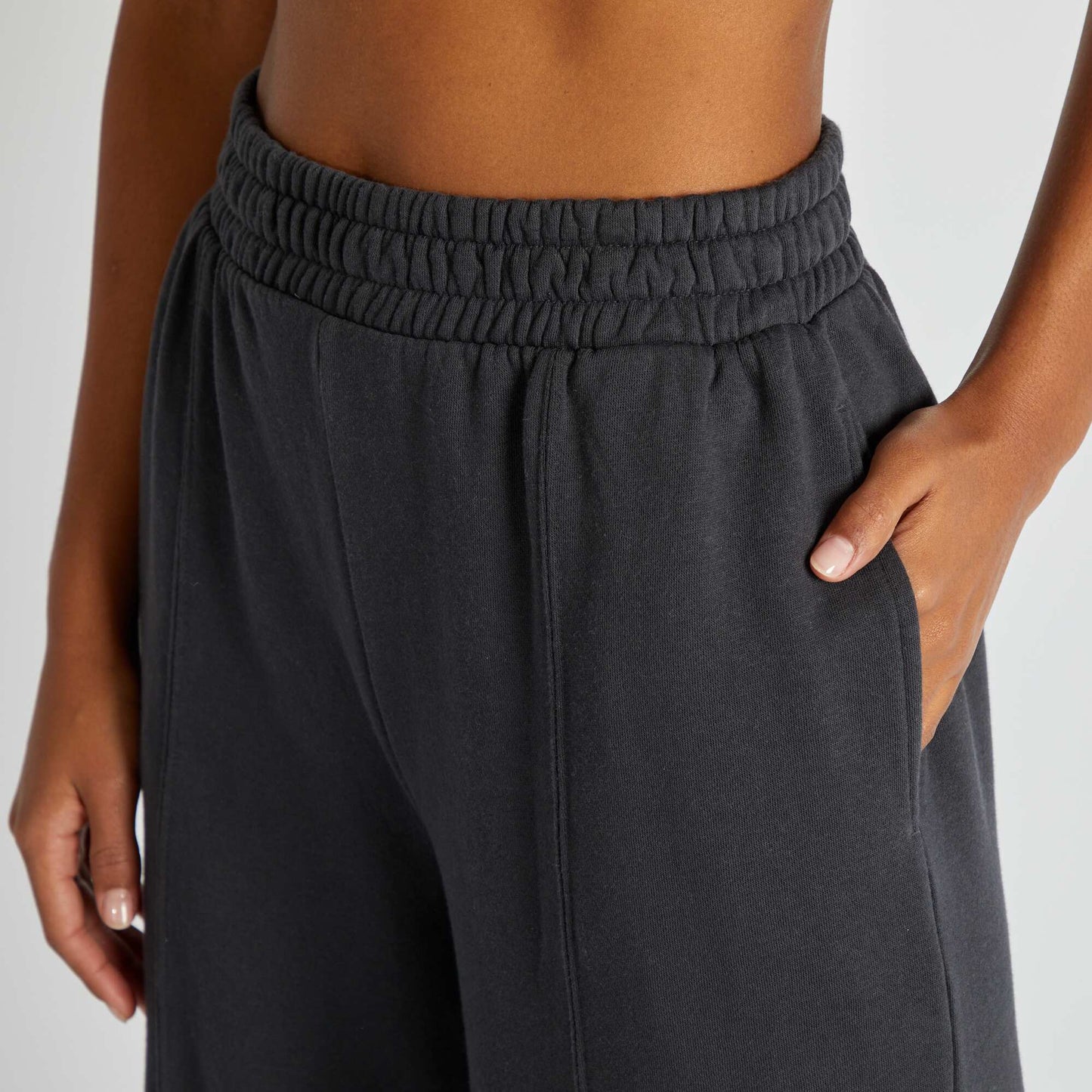 Jogging large uni Noir