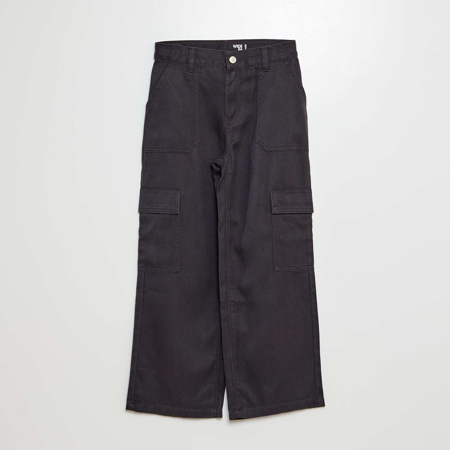 Pantalon en twill multipoches NOIR