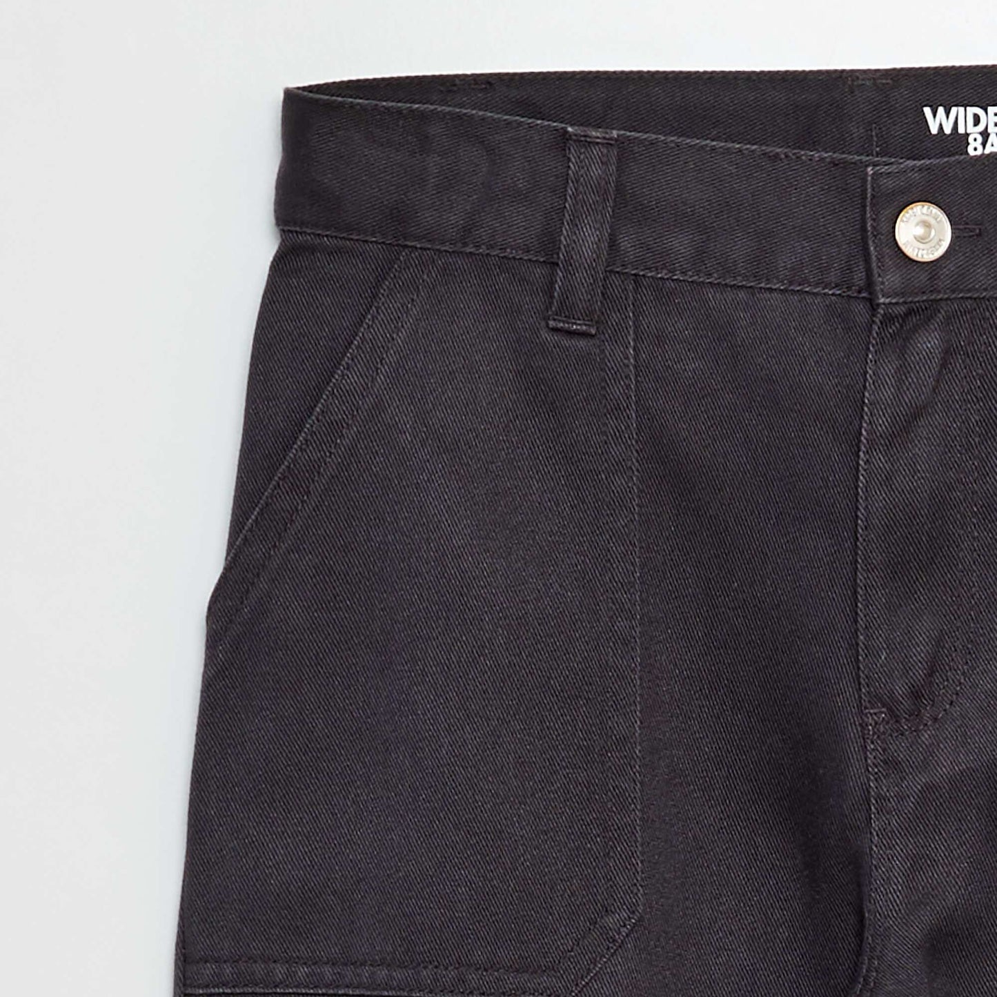 Pantalon en twill multipoches NOIR