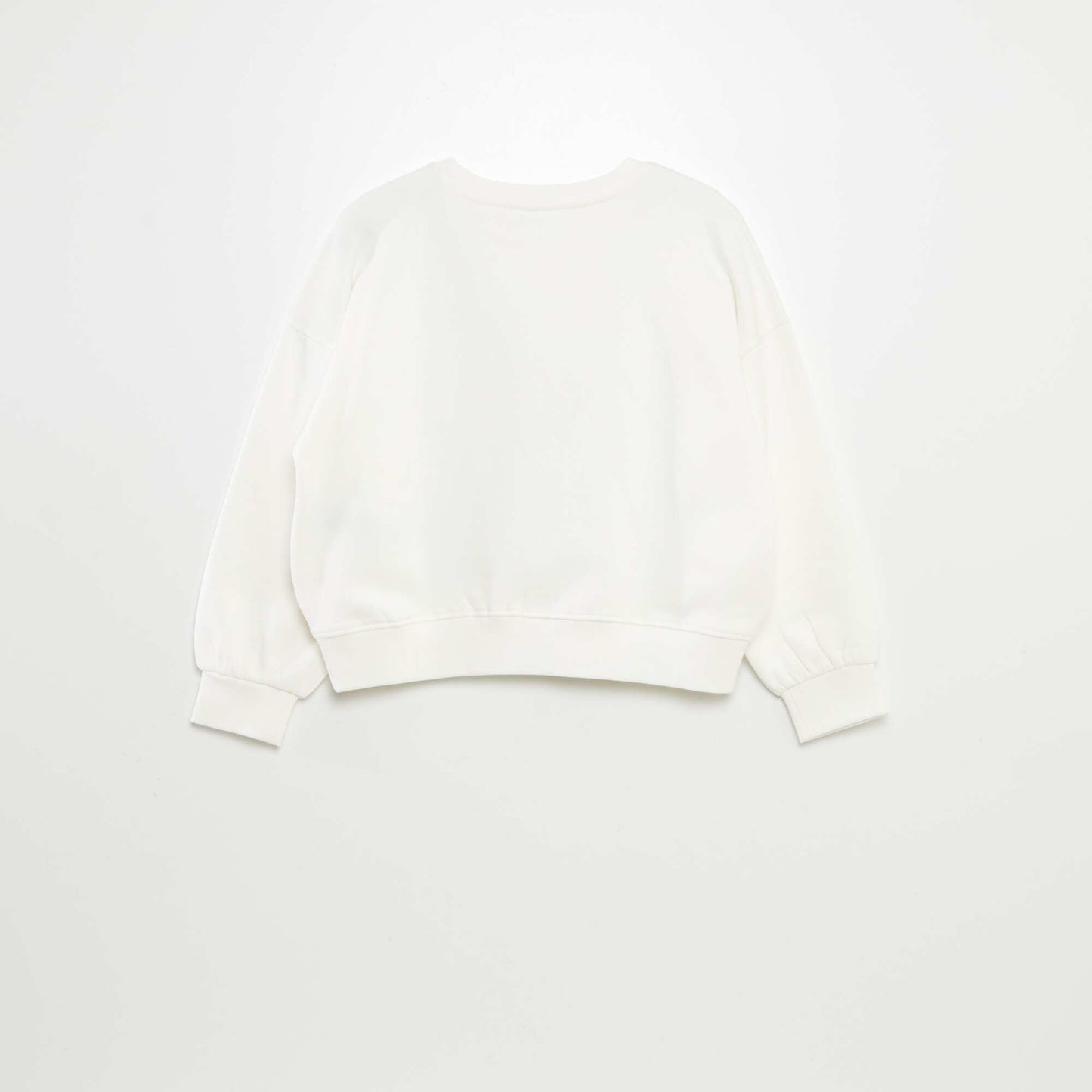 Sweat en molleton 'Stitch' Blanc