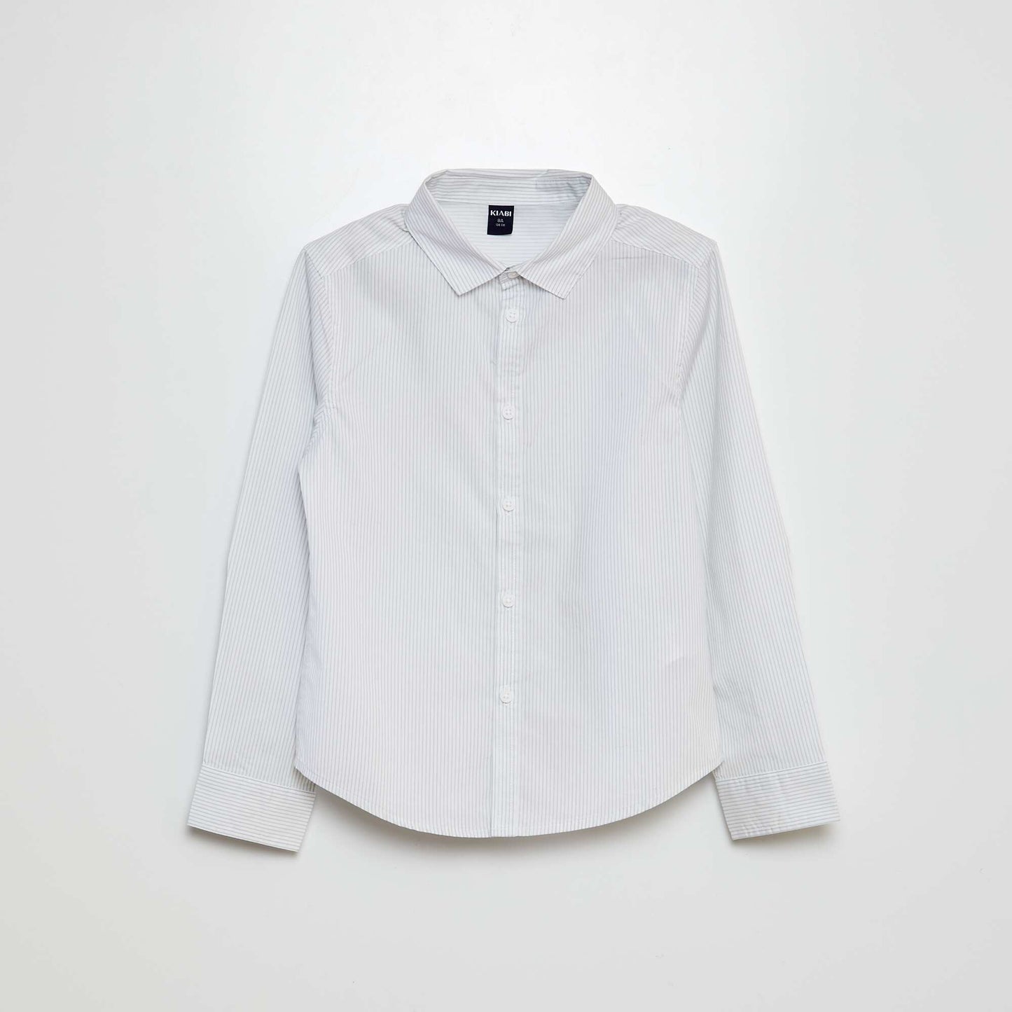 Chemise en popeline imprimée Bleu