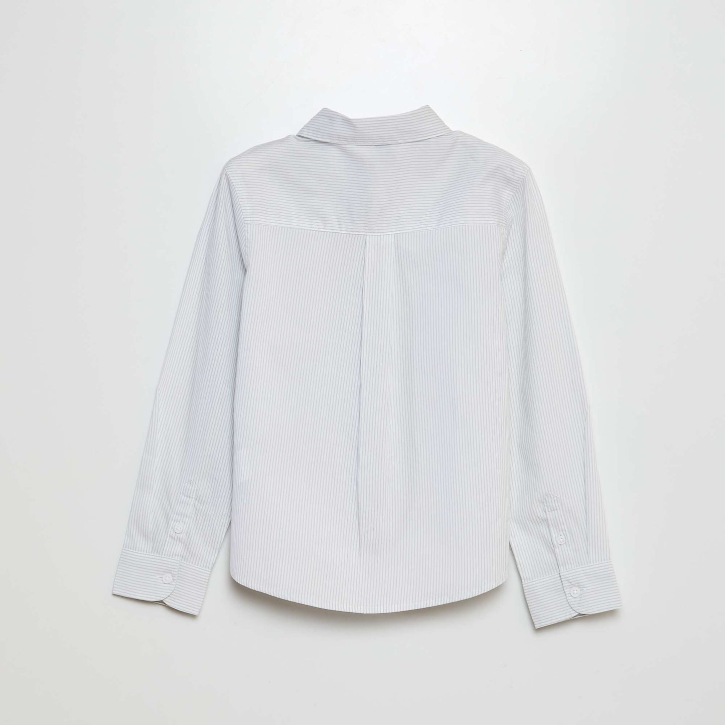 Chemise en popeline imprimée Bleu