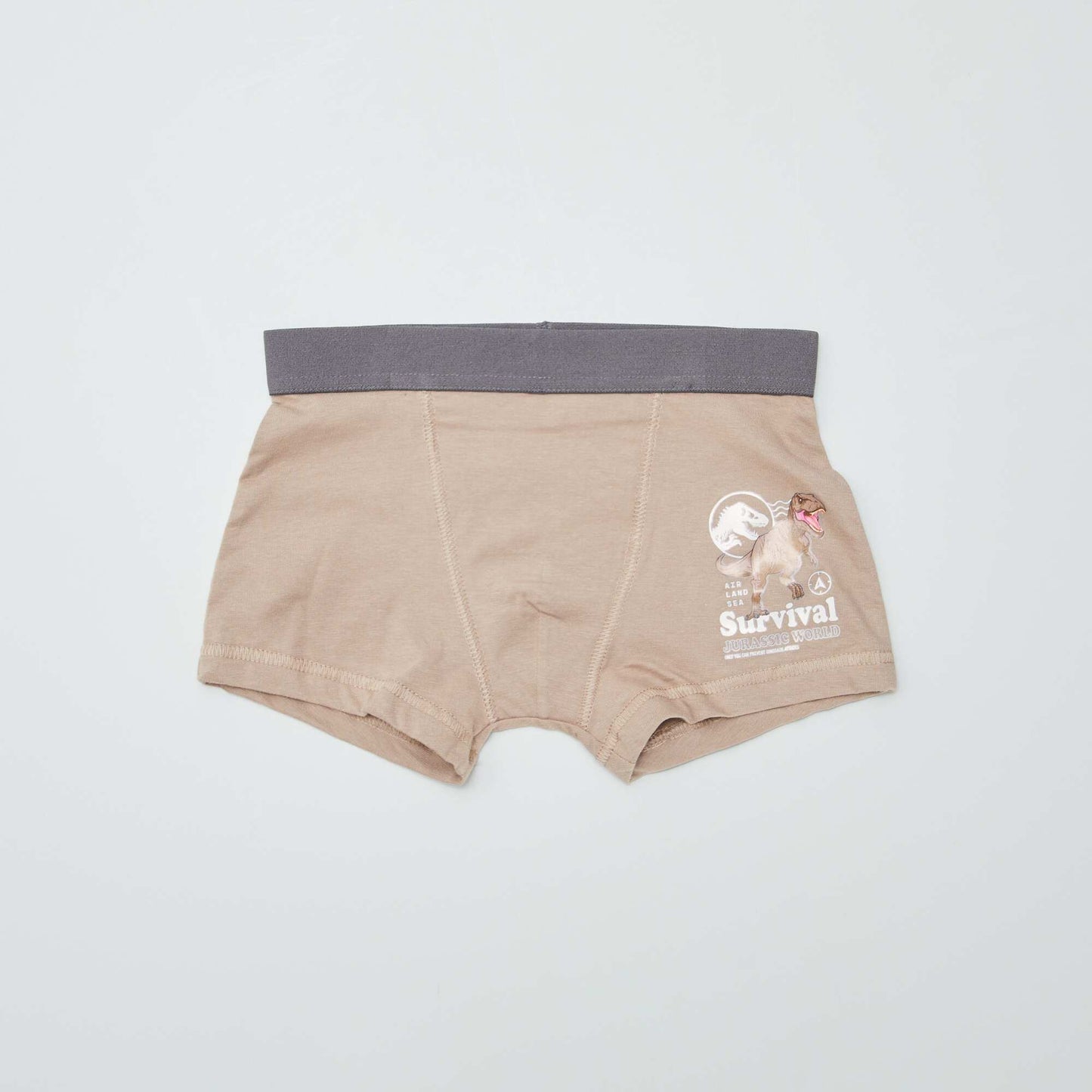 Lot de 2 boxers 'Jurassic World' Beige