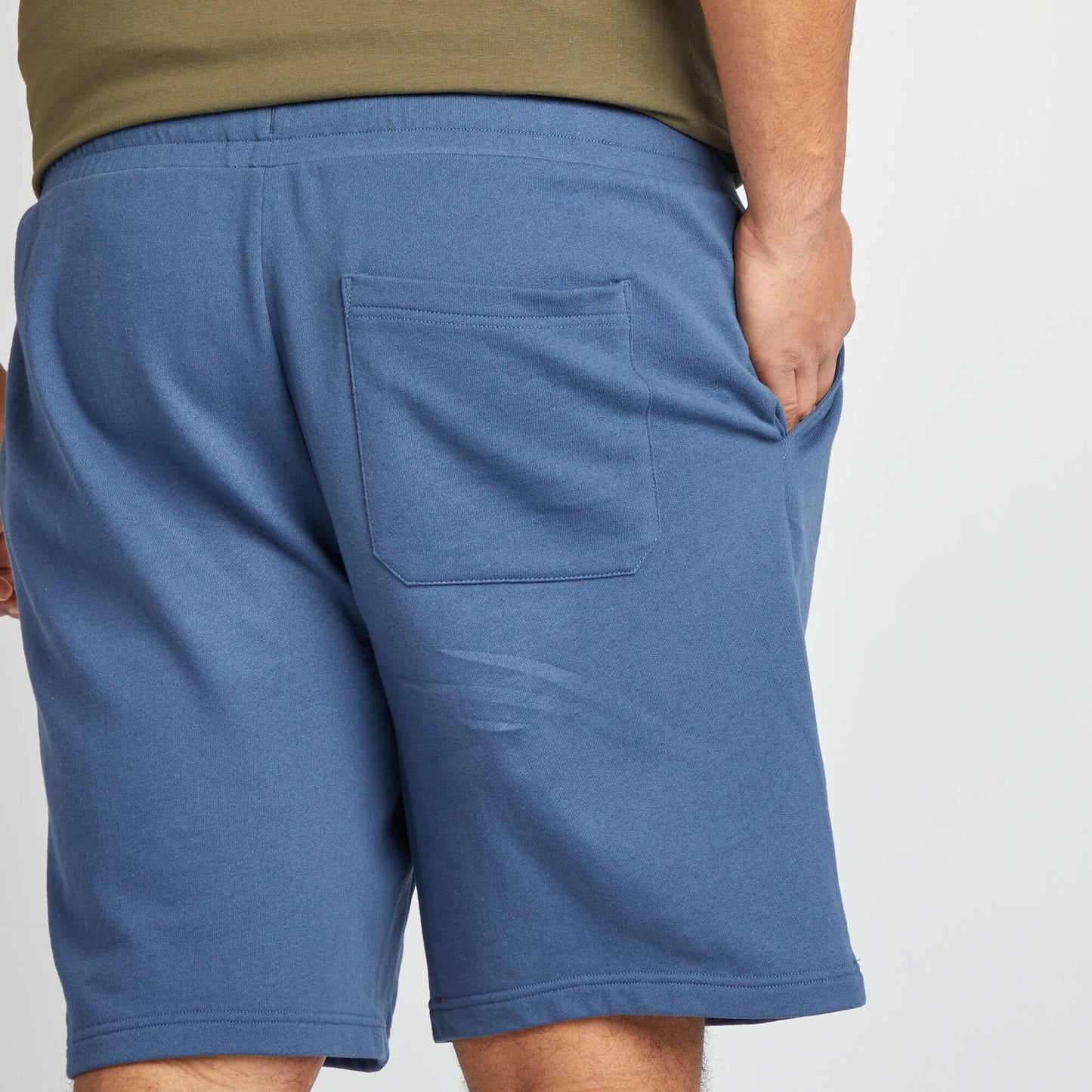 Short en molleton BLEU