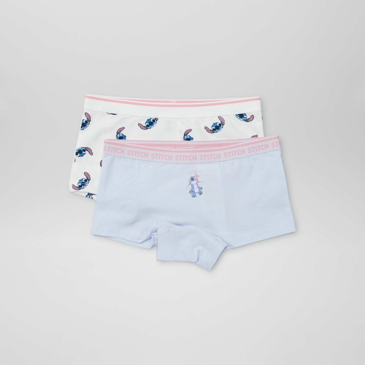 Lot de 2 culottes 'Stitch' de 'Disney' BLEU
