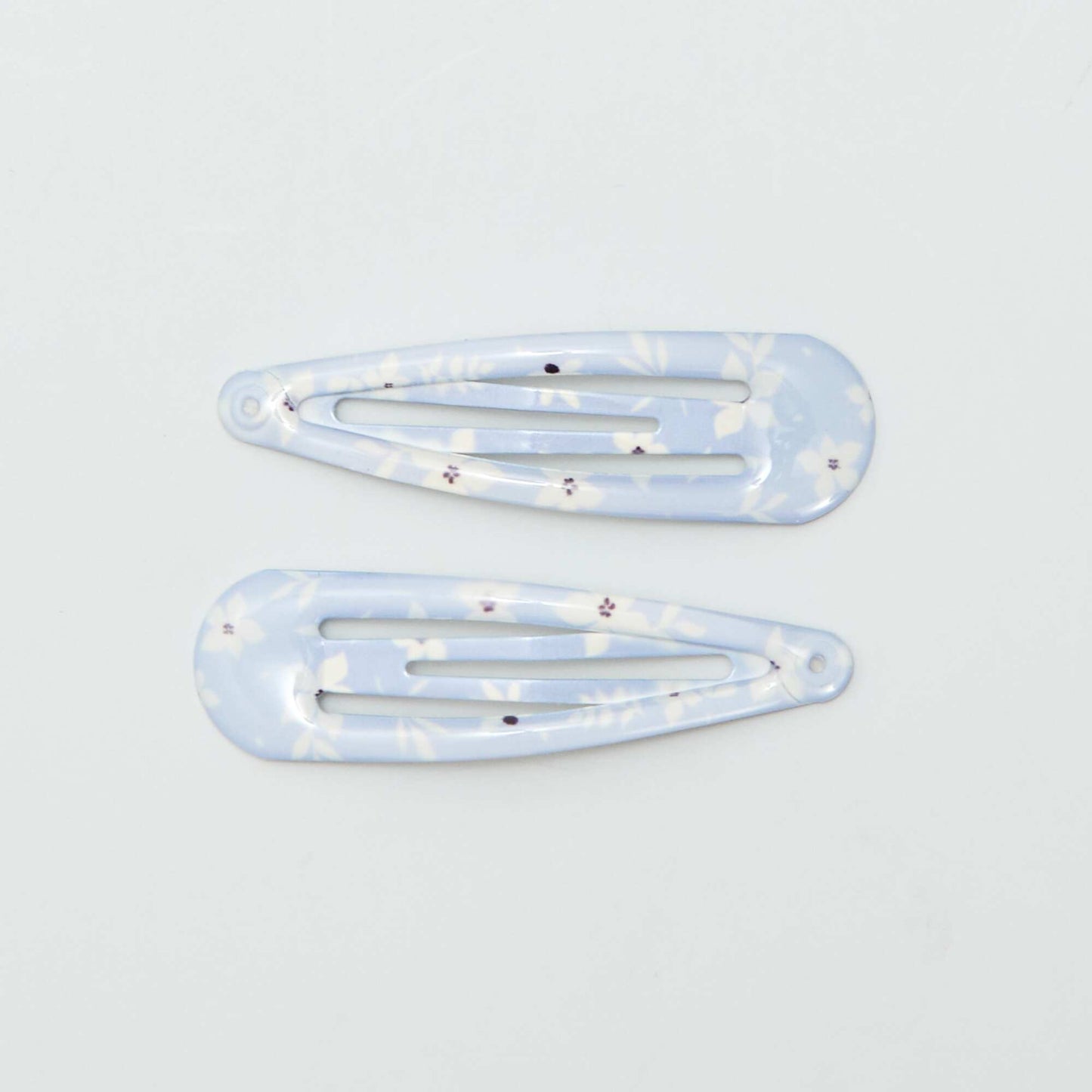 Lot de 6 pinces clic clac Bleu