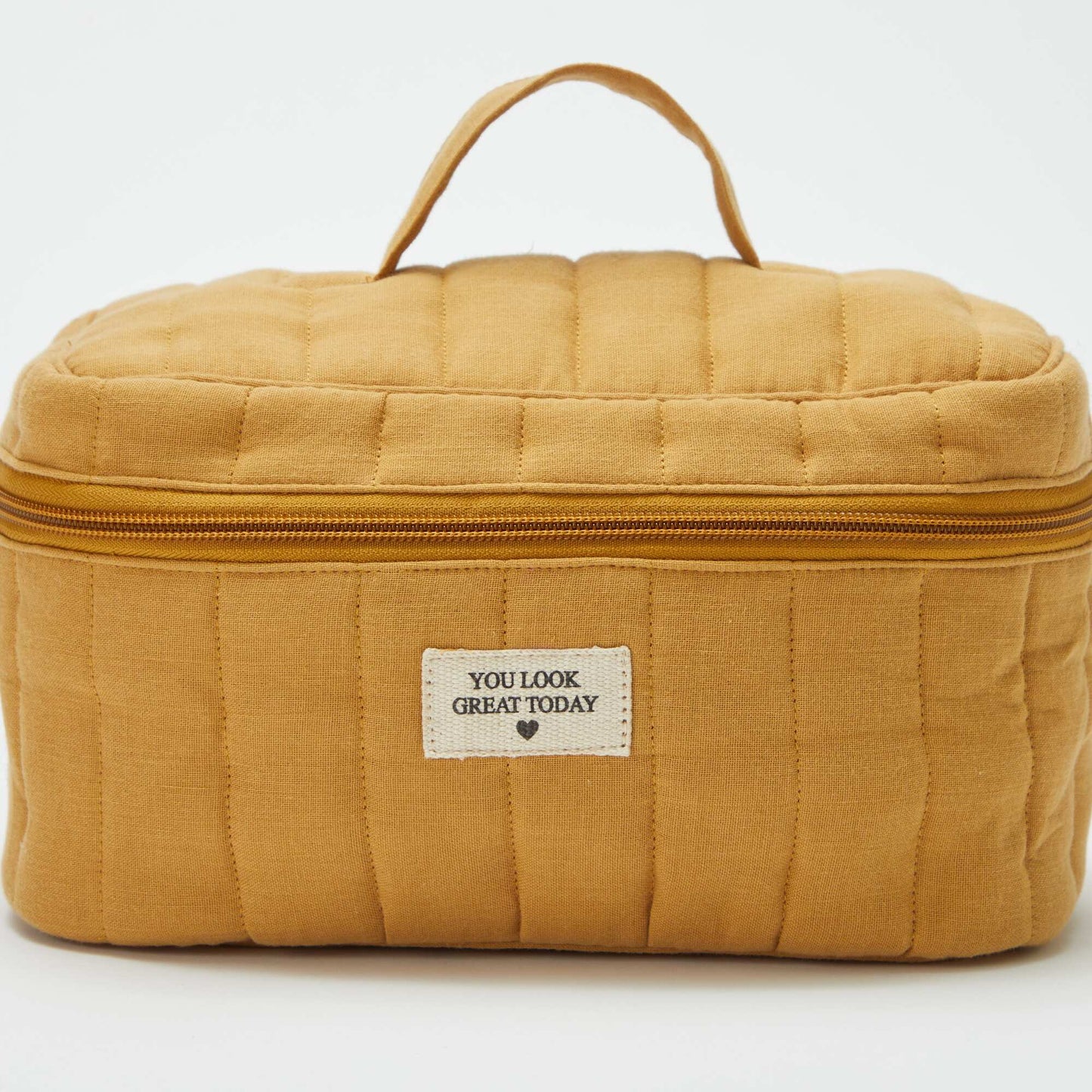 Vanity en gaze de coton Jaune