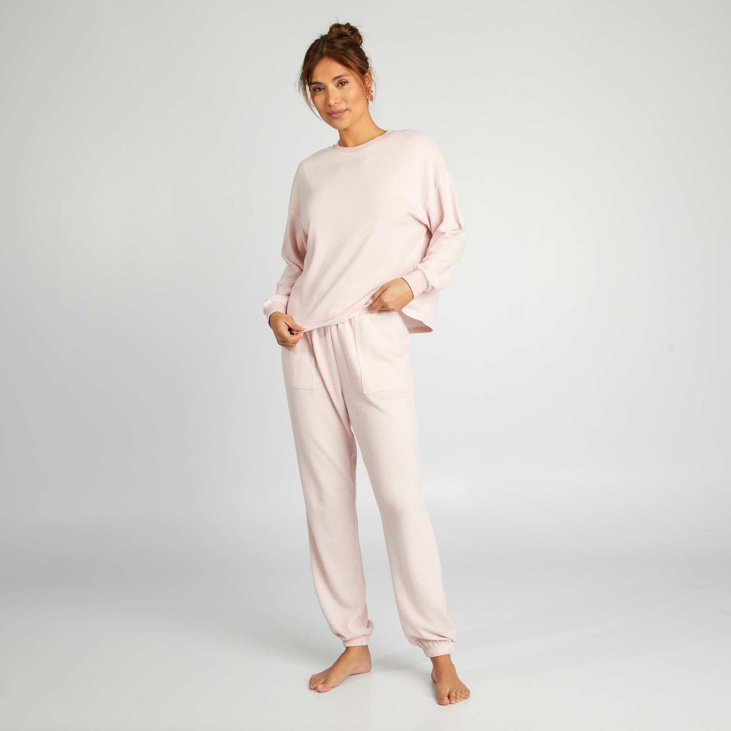 Ensemble pyjama t-shirt + pantalon - 2 pièces Rose