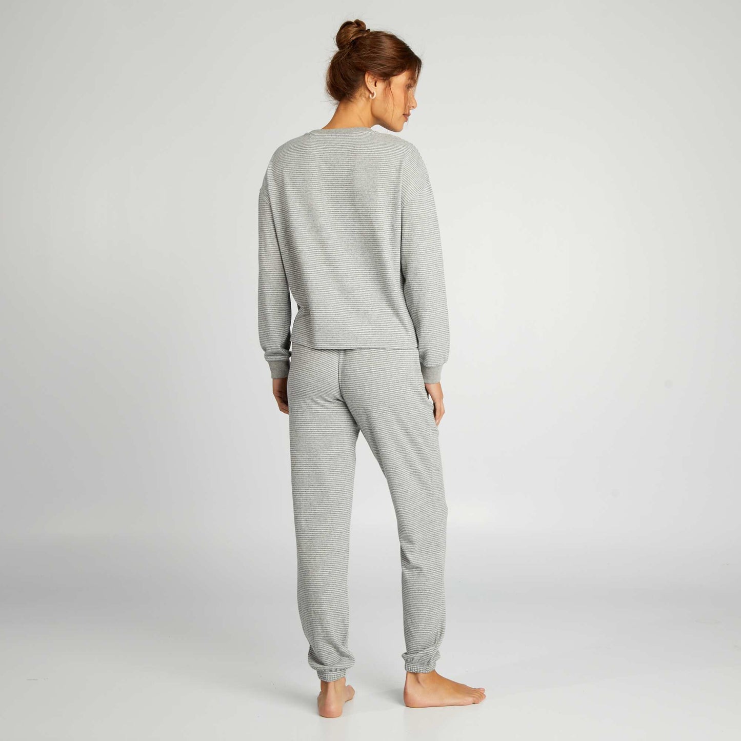 Ensemble pyjama t-shirt + pantalon - 2 pièces Gris