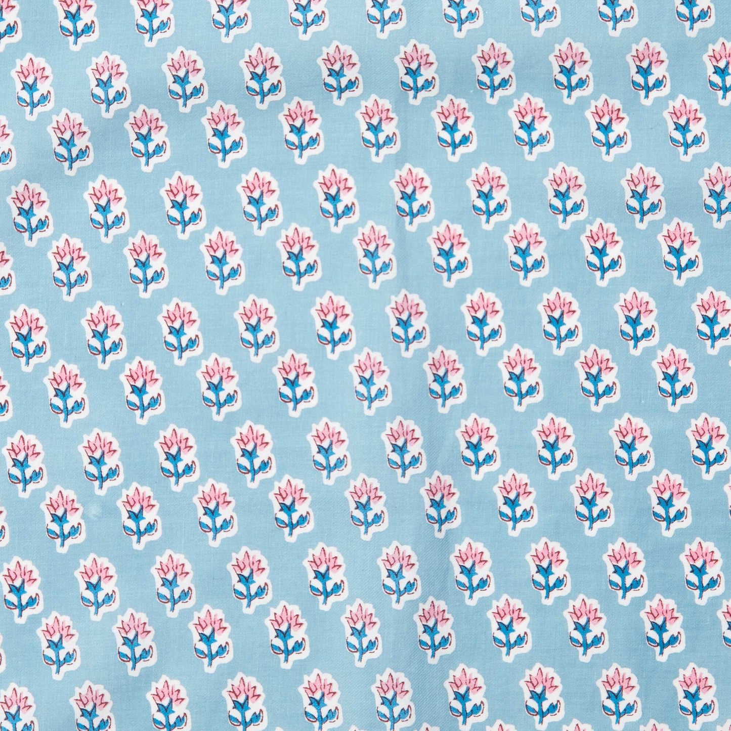 Large foulard imprimé BLEU