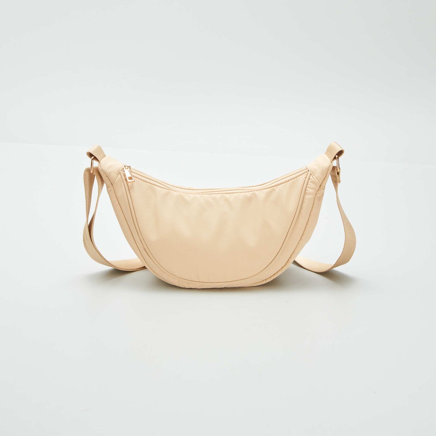 Sac demi lune en nylon Beige