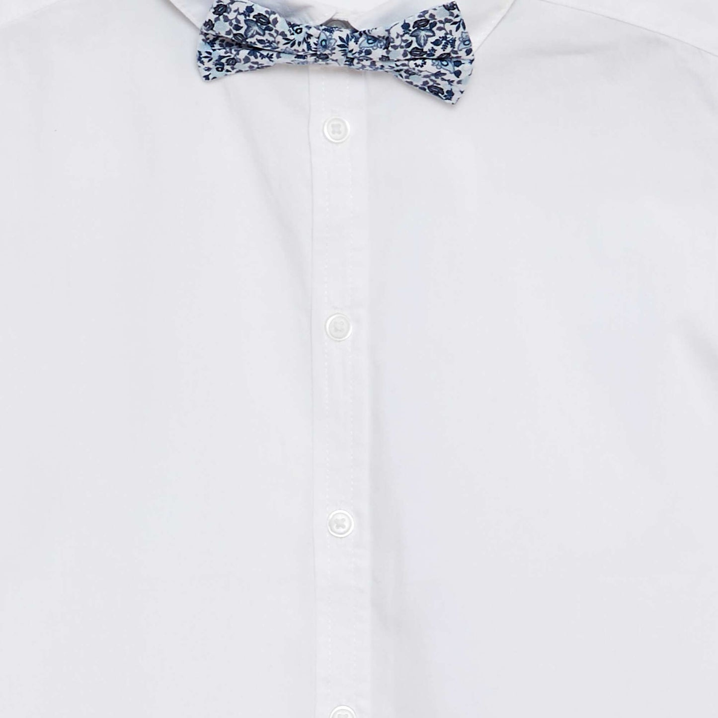 Chemise en popeline Blanc