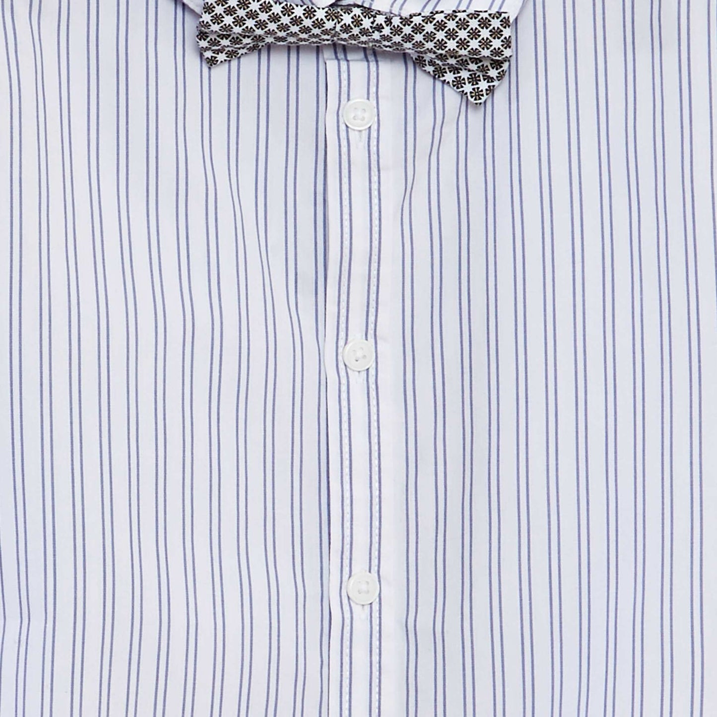 Chemise en popeline Rayures