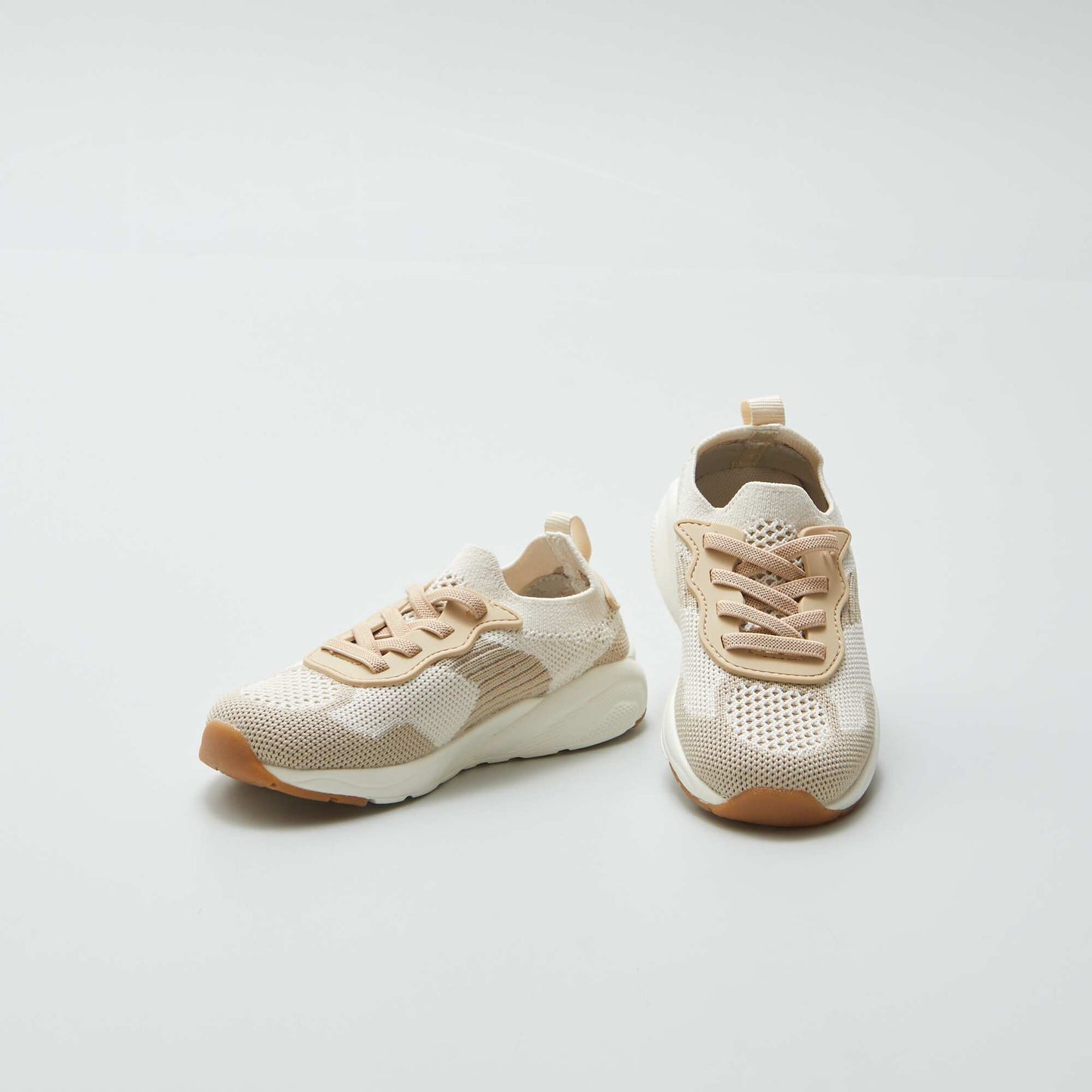 Baskets en mesh Beige