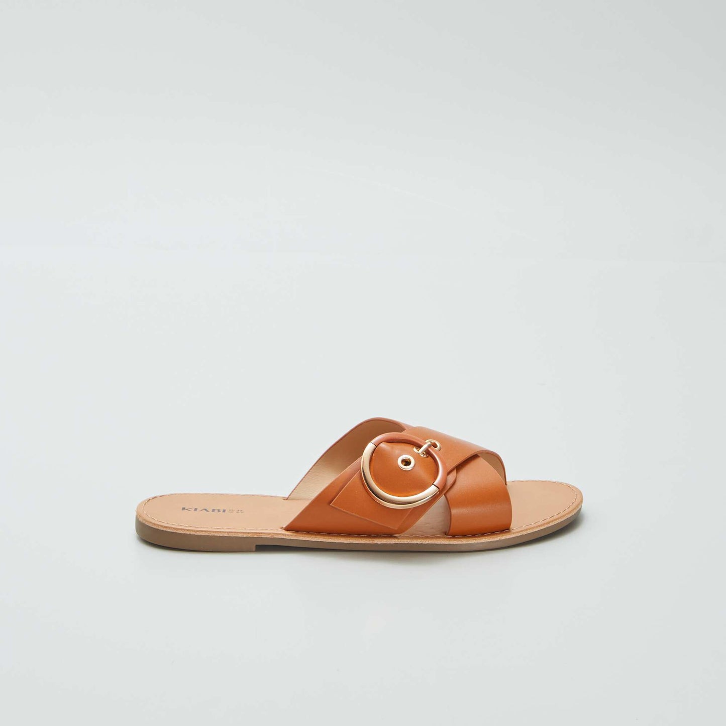 Sandales à brides croisées Marron