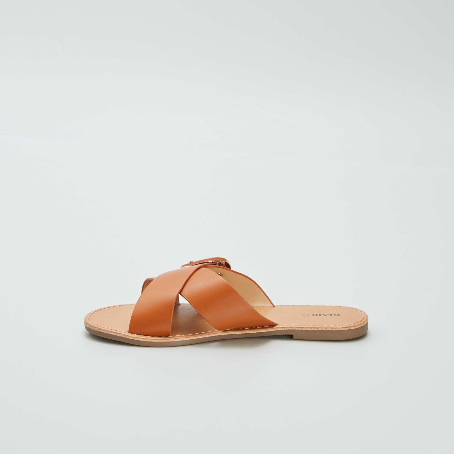 Sandales à brides croisées Marron
