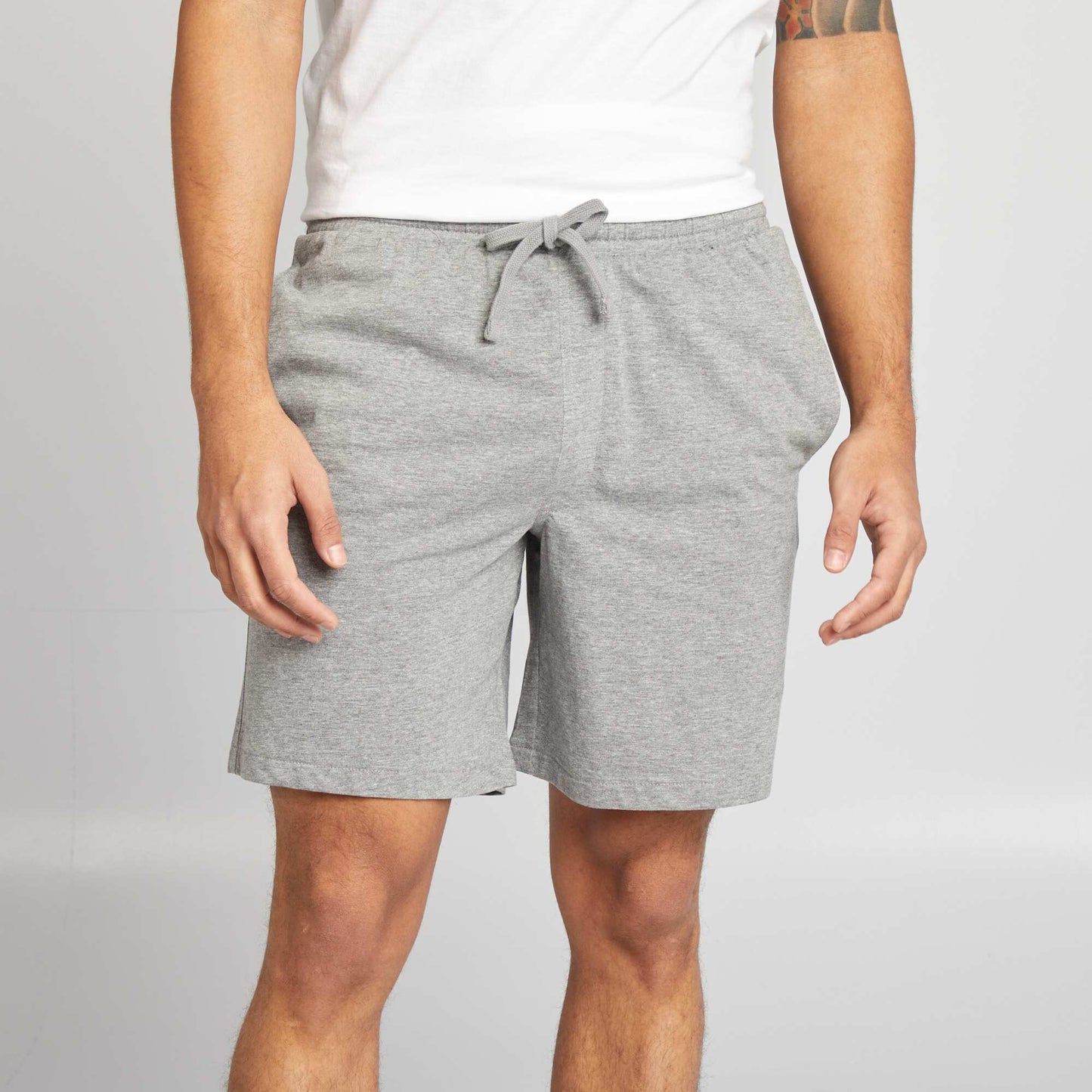 Lot de 2 shorts de nuit GRIS/NOIR