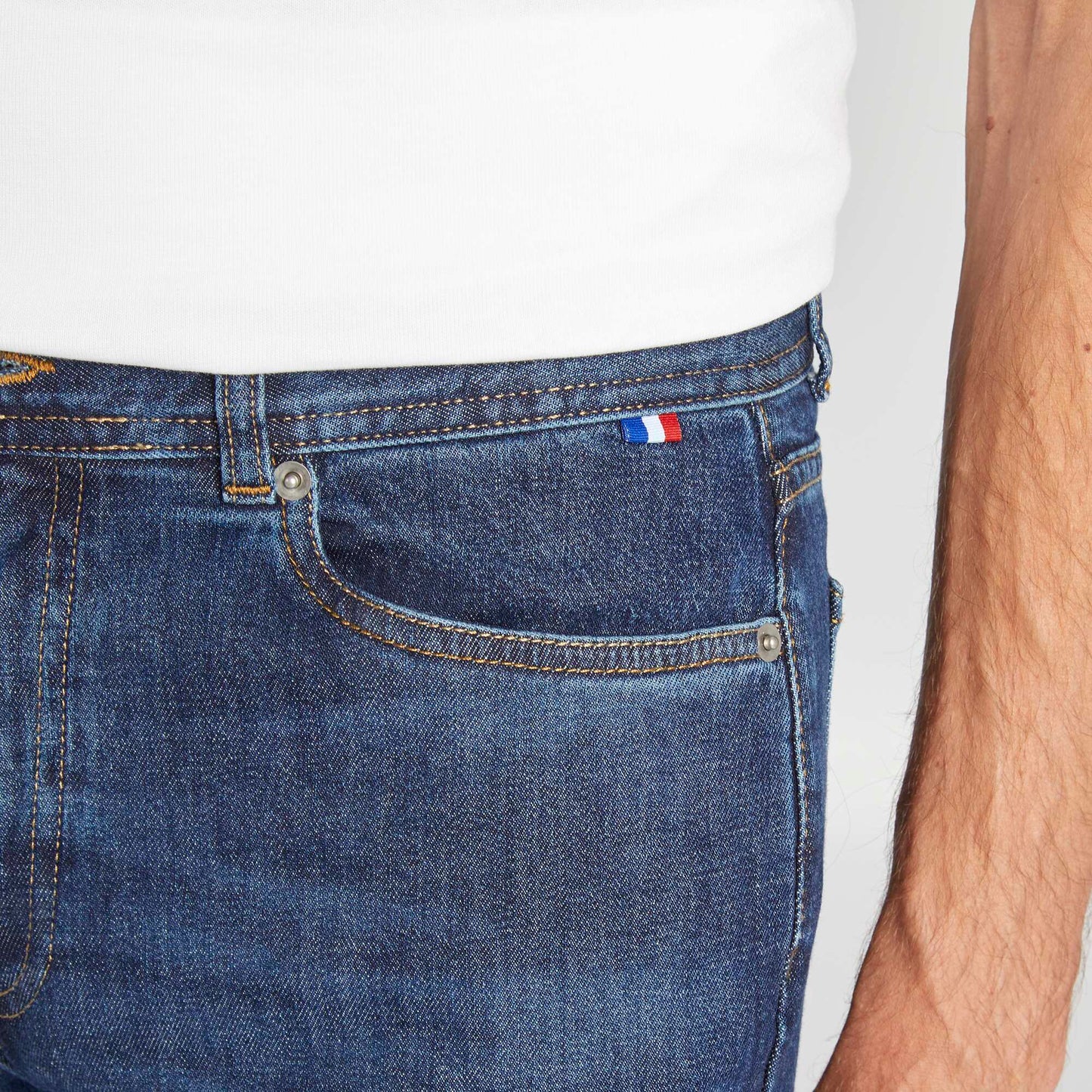 Jean slim à 5 poches - Fabriqué en France STONE