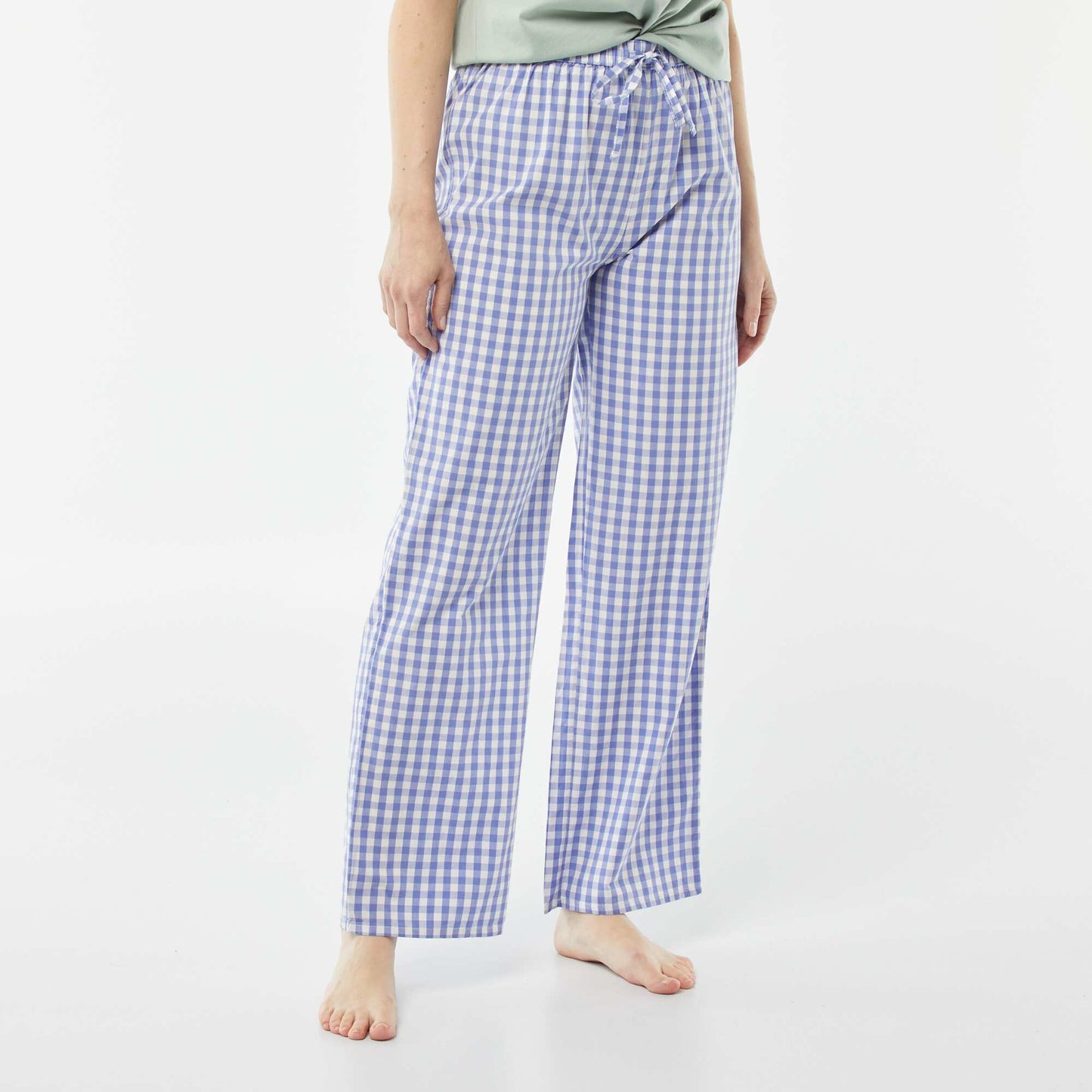 Pantalon large de pyjama BLEU