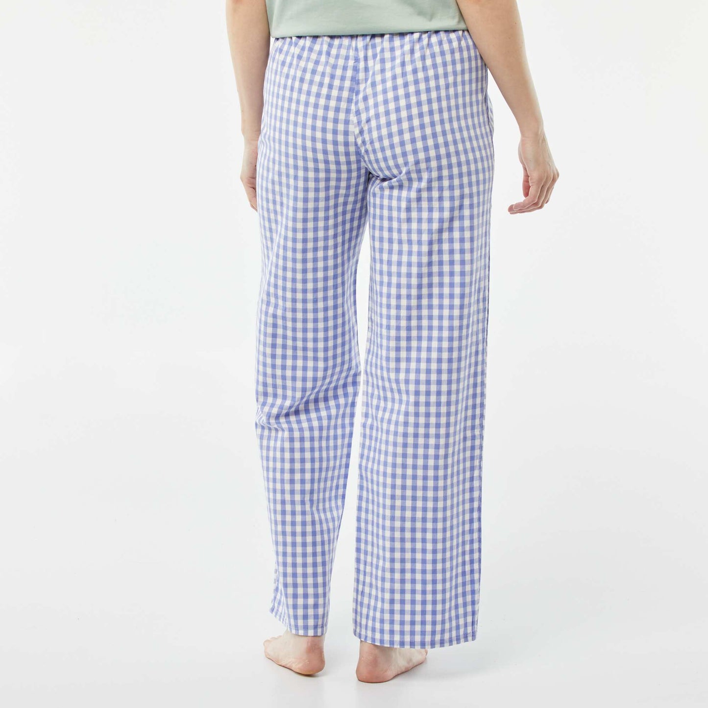 Pantalon large de pyjama BLEU