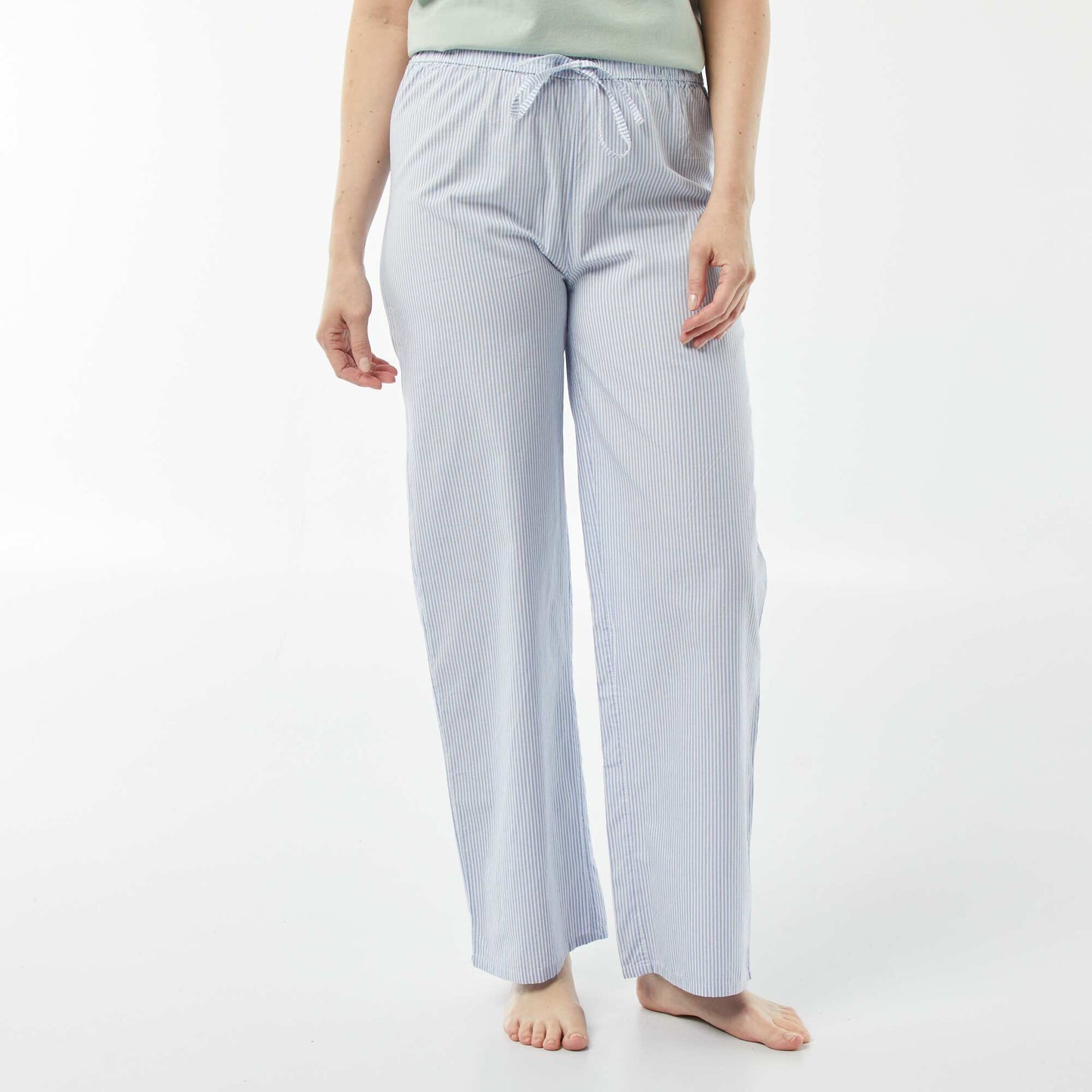 Pantalon large de pyjama BLEU