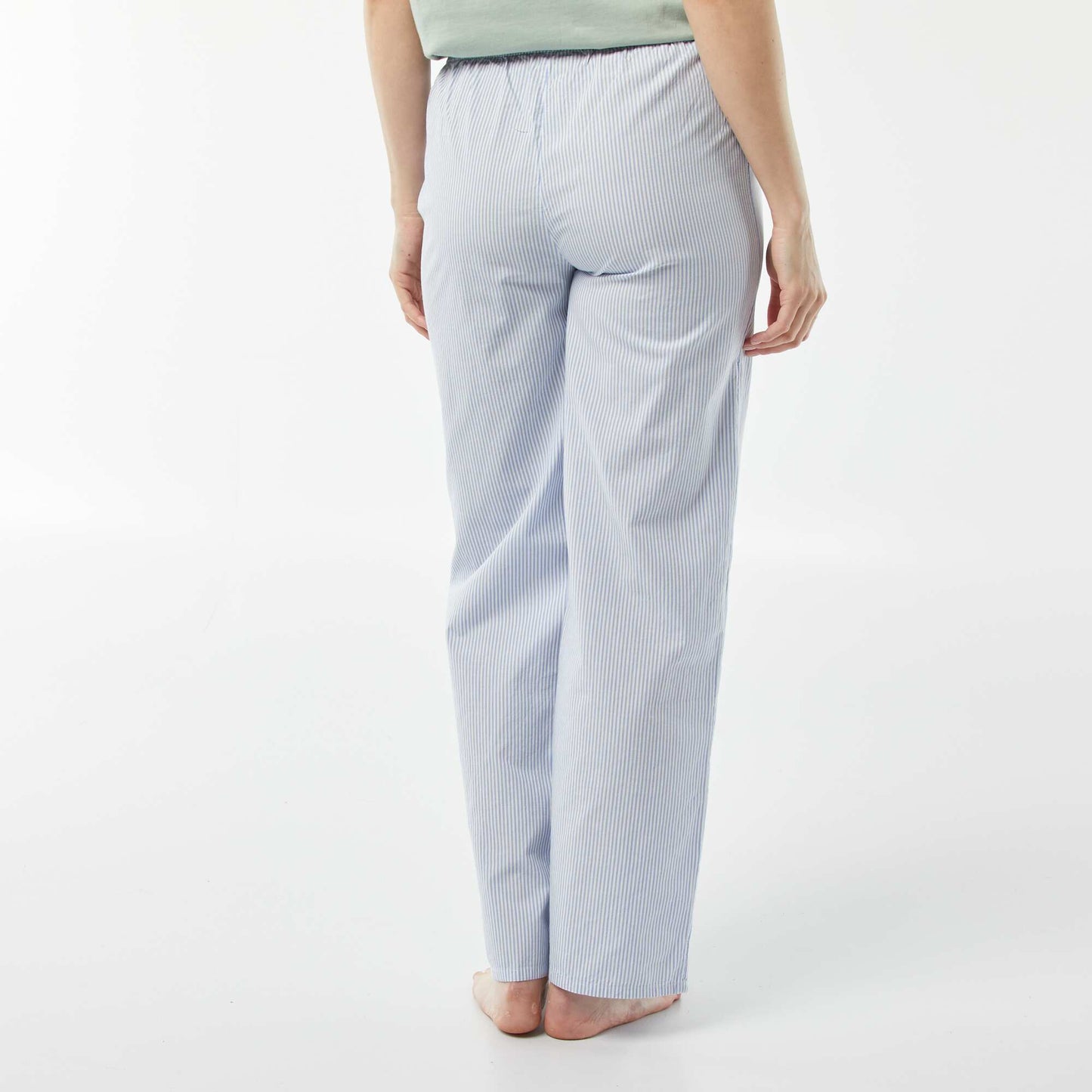 Pantalon large de pyjama BLEU