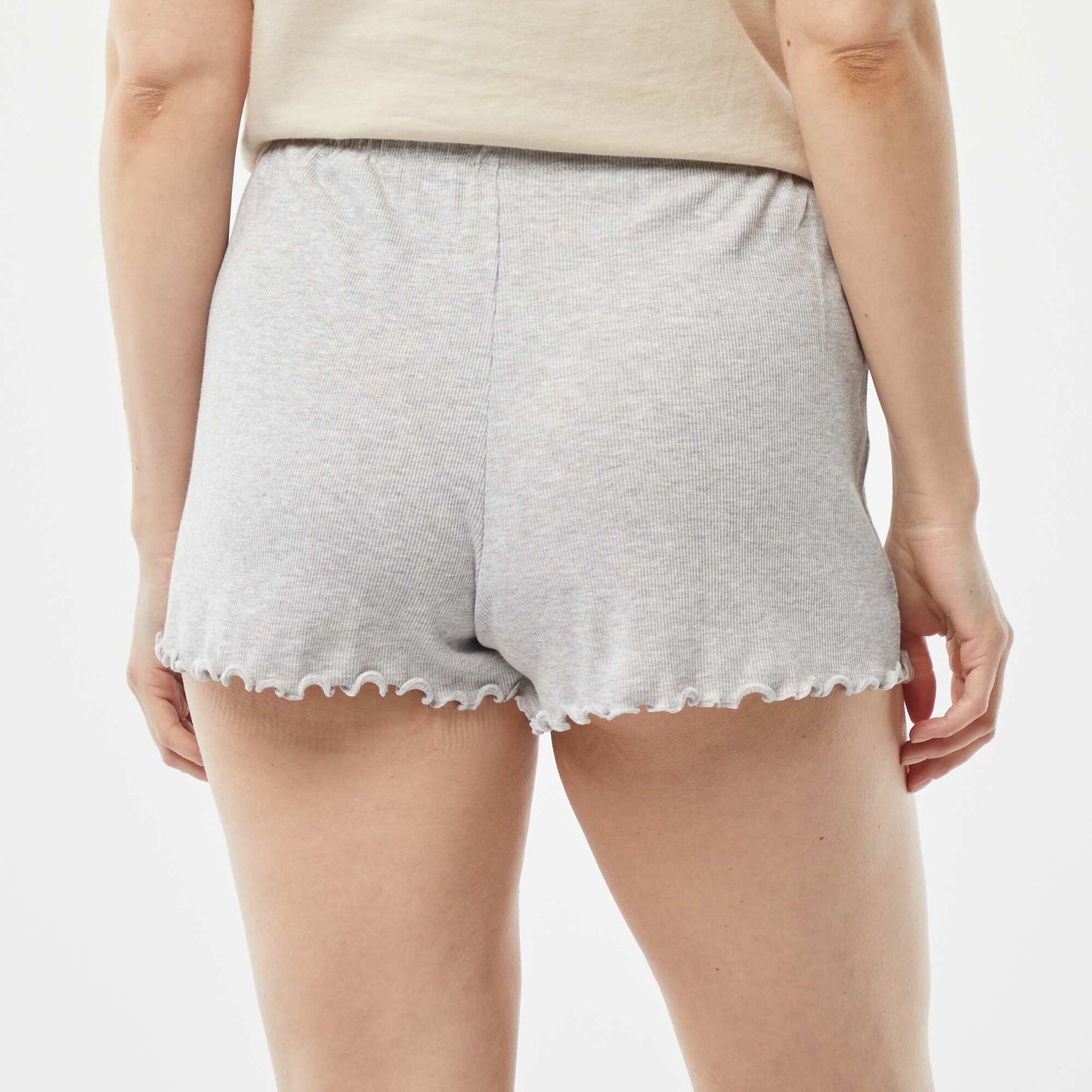 Short court de pyjama GRIS