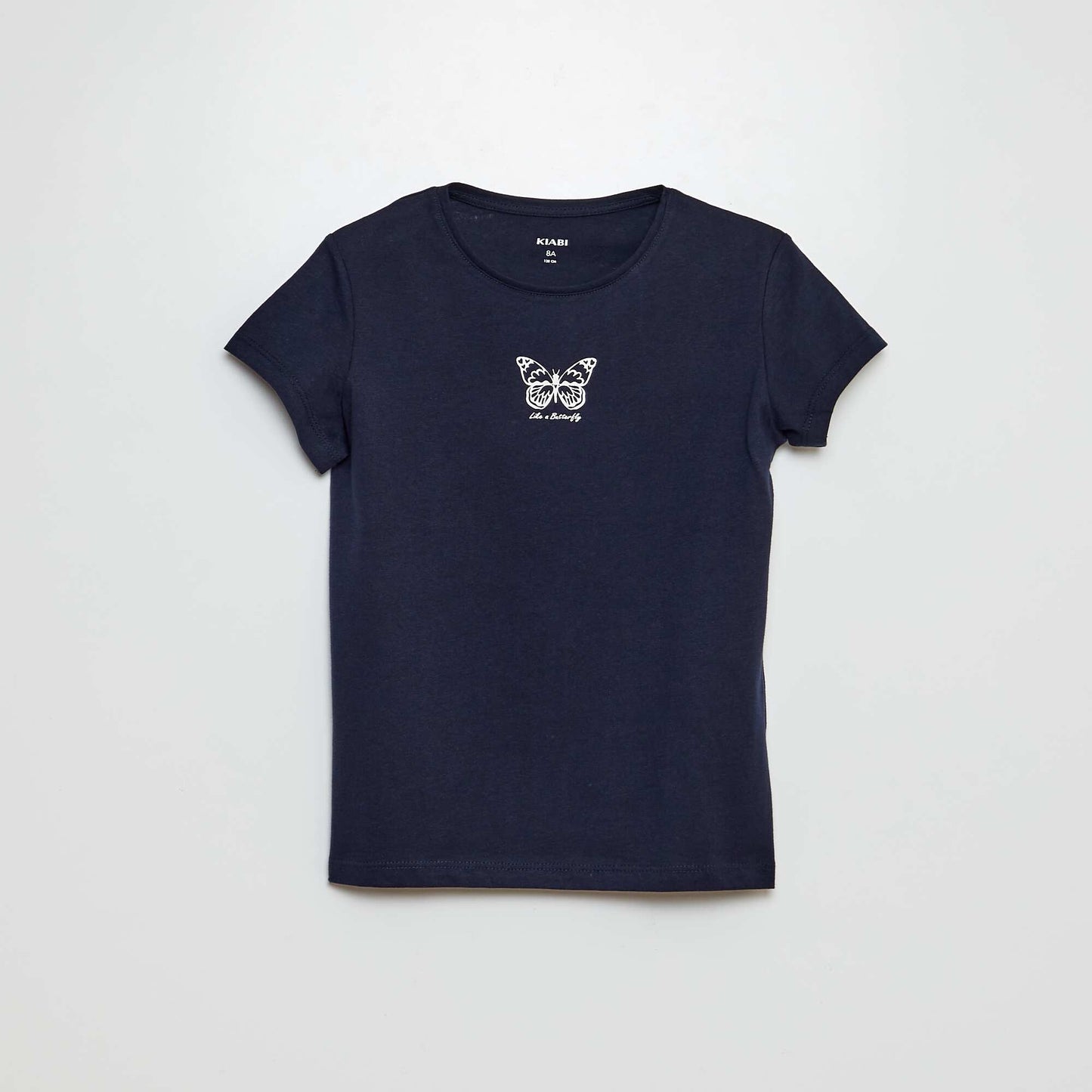 T-shirt en maille jersey imprimé BLEU