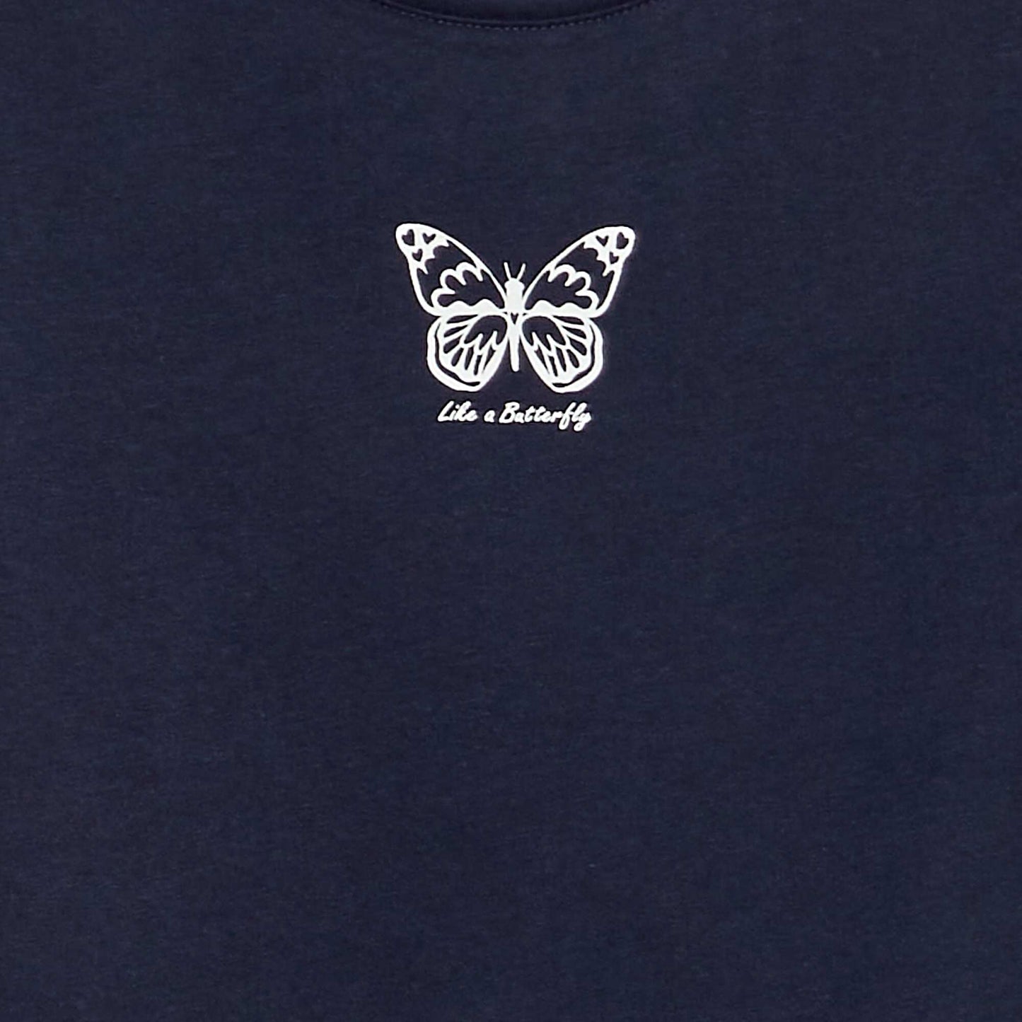 T-shirt en maille jersey imprimé BLEU