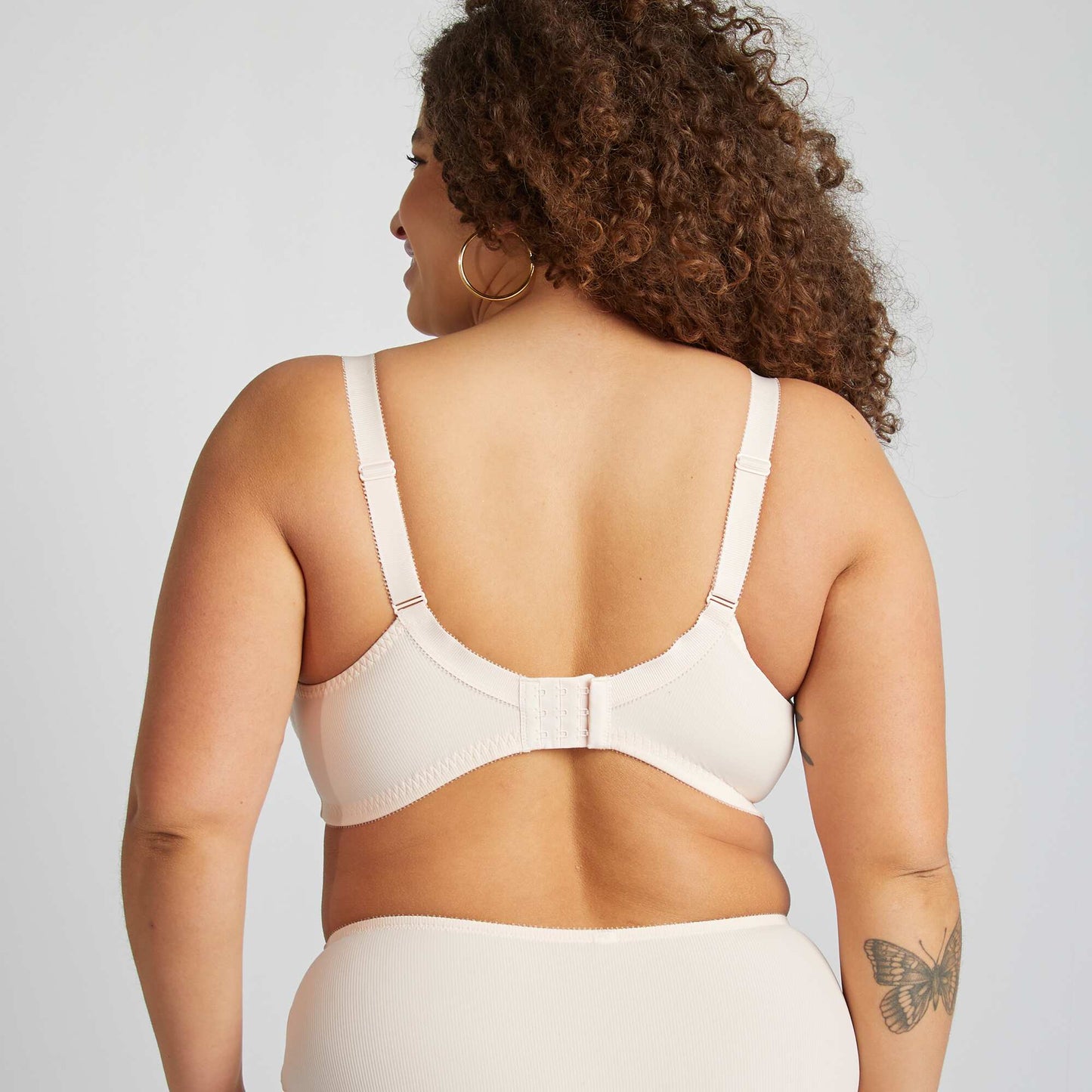 Soutien-gorge corbeille en microfibre côtelée ROSE
