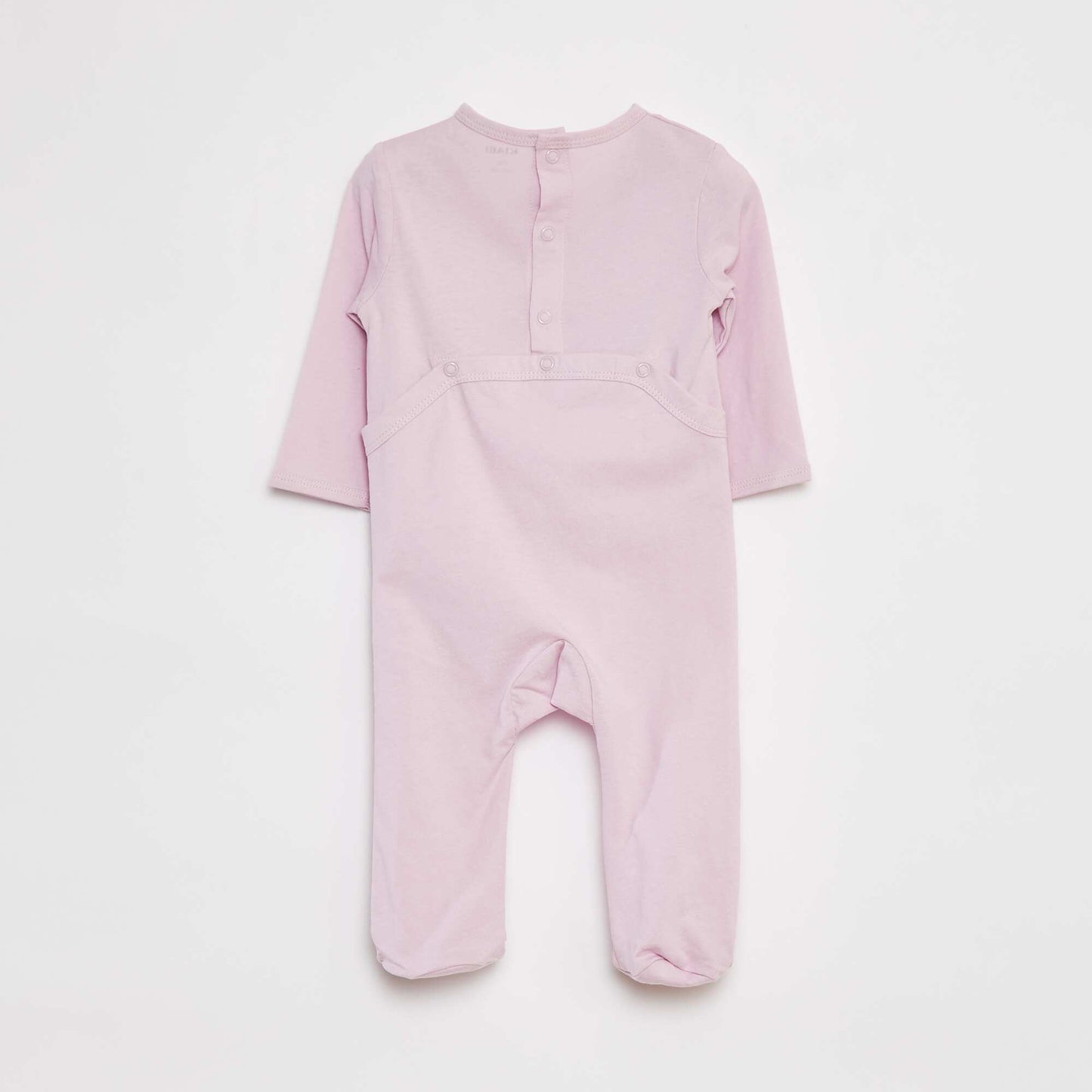 Pyjama dors bien léger avec pieds ROSE