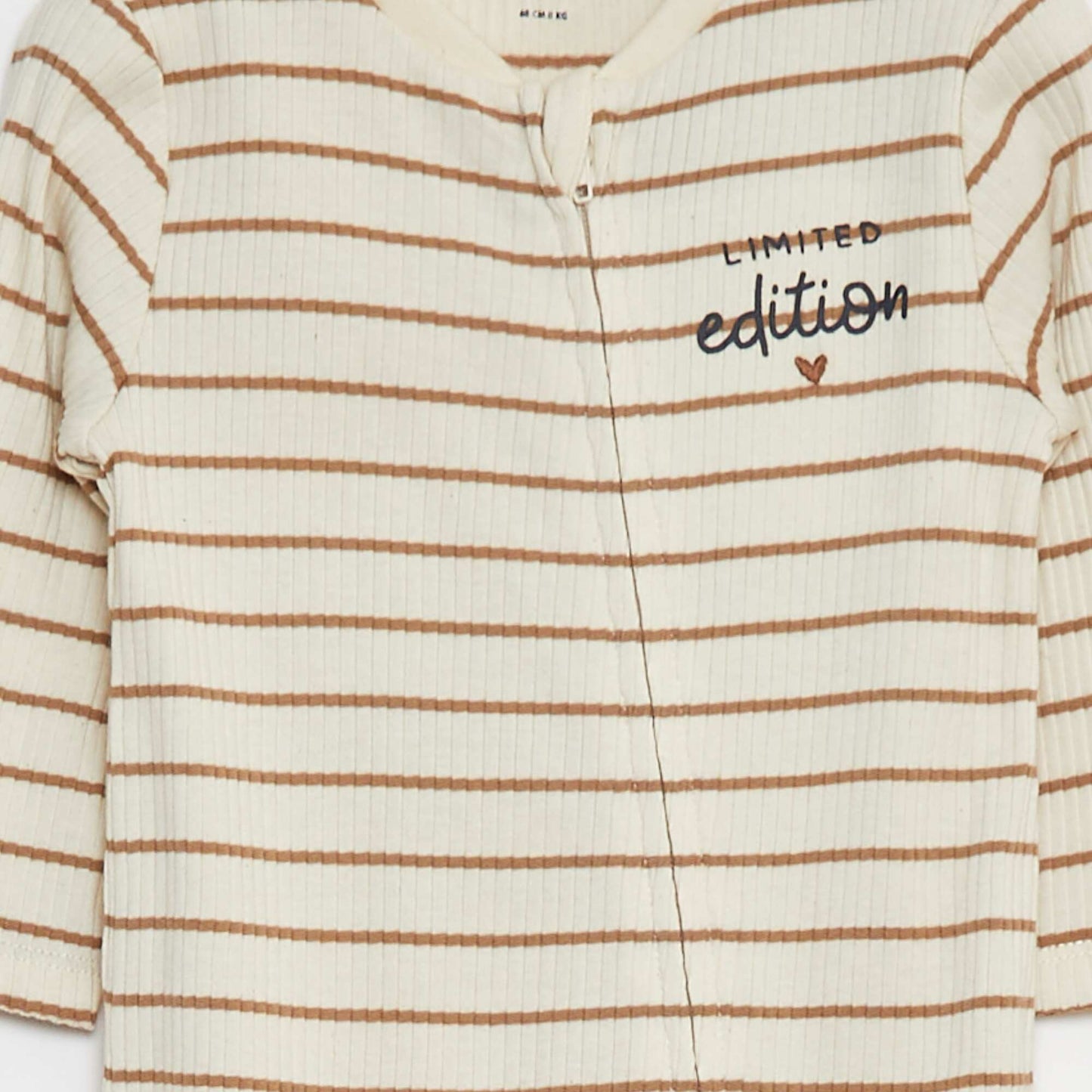 Dors-bien léger côtelé BLANC