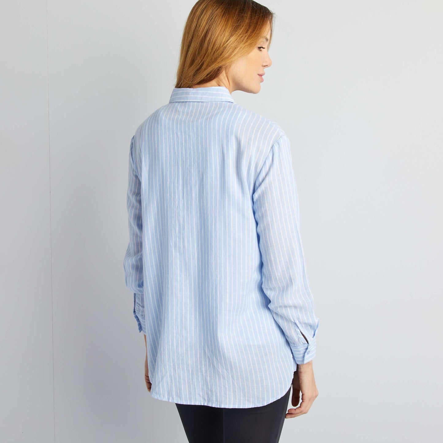 Chemise ample grossesse BLEU