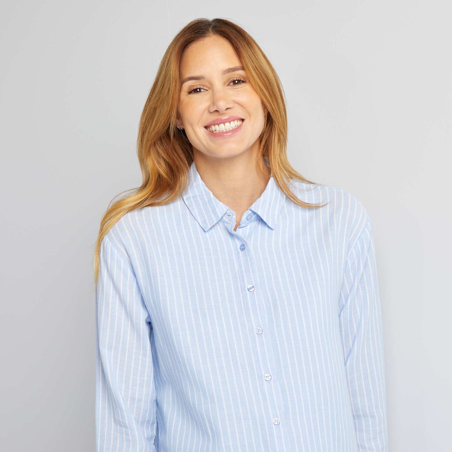 Chemise ample grossesse BLEU