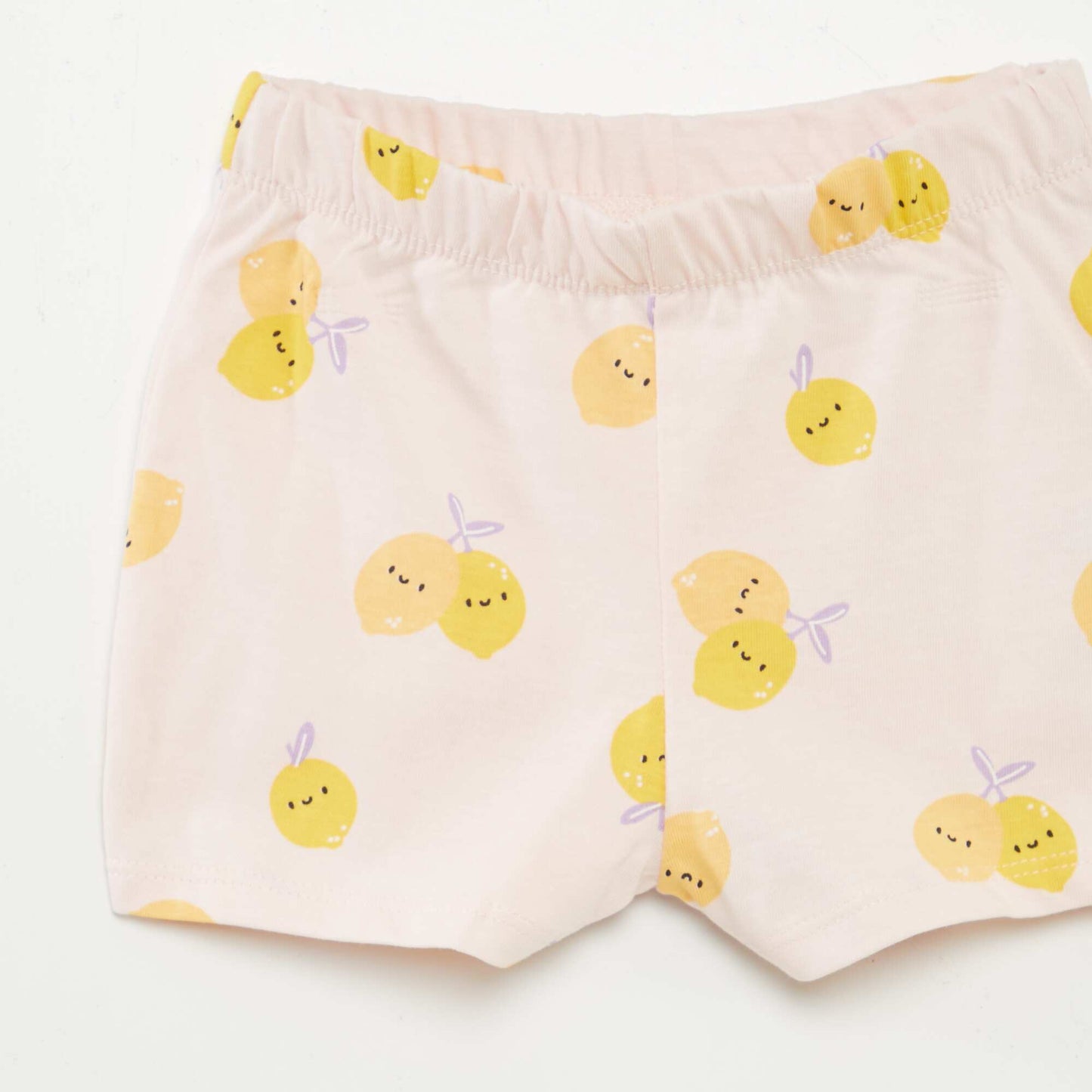 Pyjama court t-shirt + short - 2 pièces ROSE