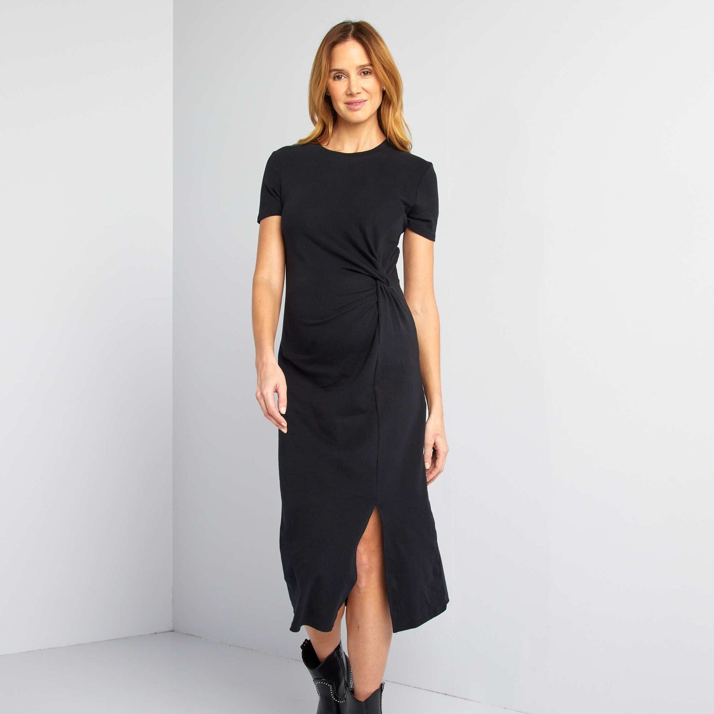 Robe midi grossesse NOIR