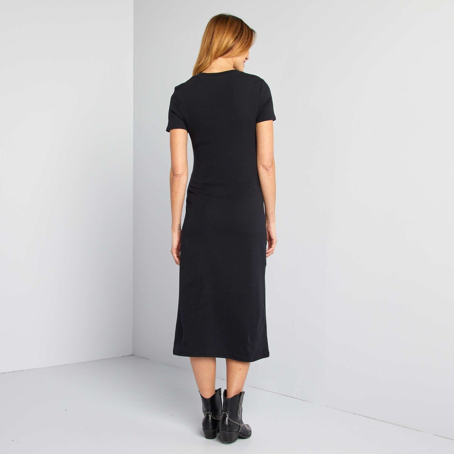 Robe midi grossesse NOIR