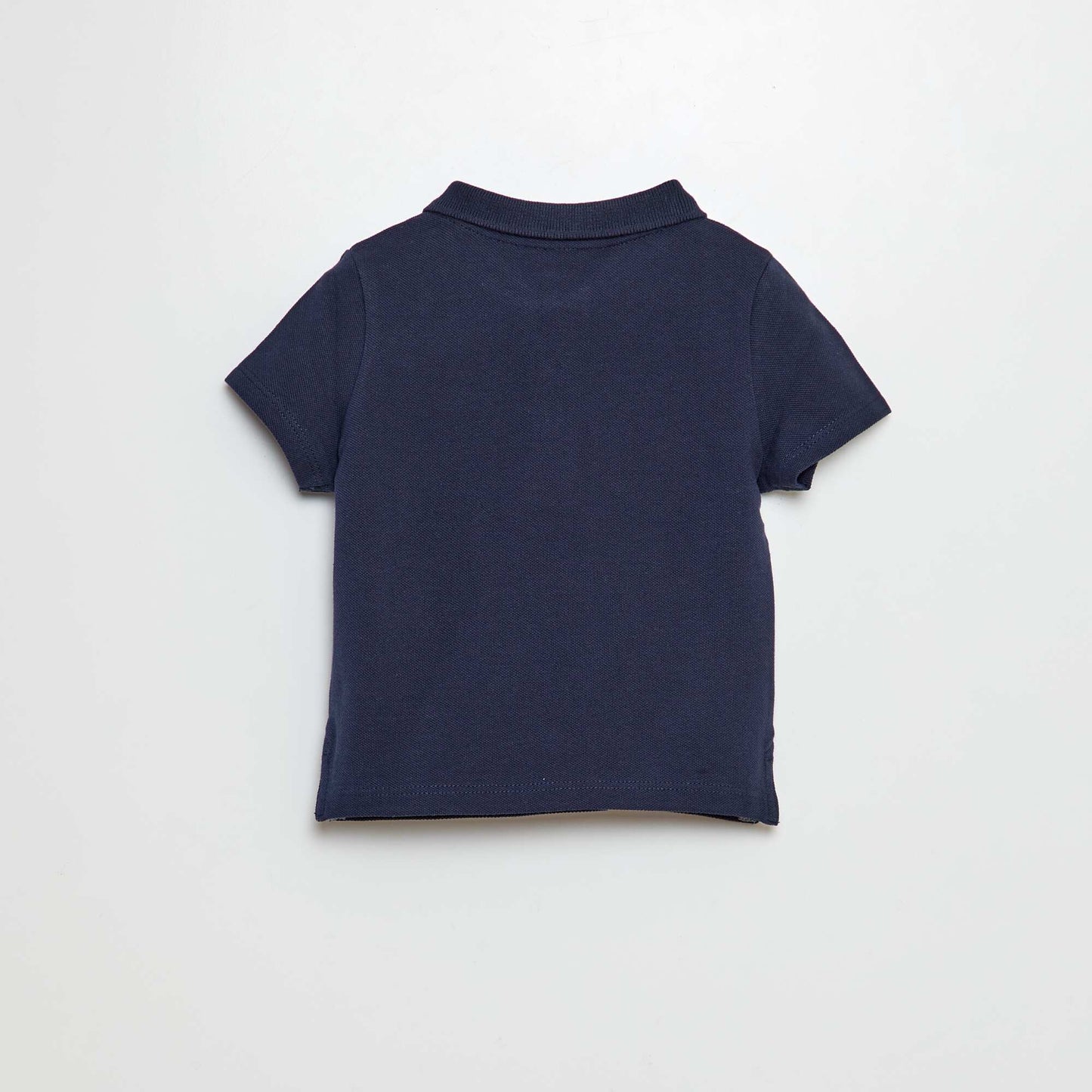 Polo en coton piqué BLEU