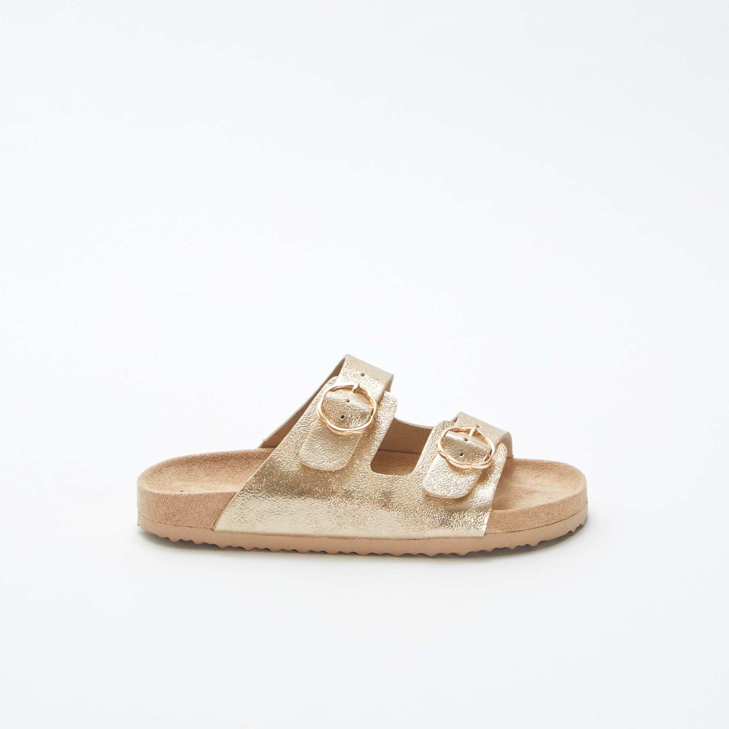 Mules brillantes BEIGE