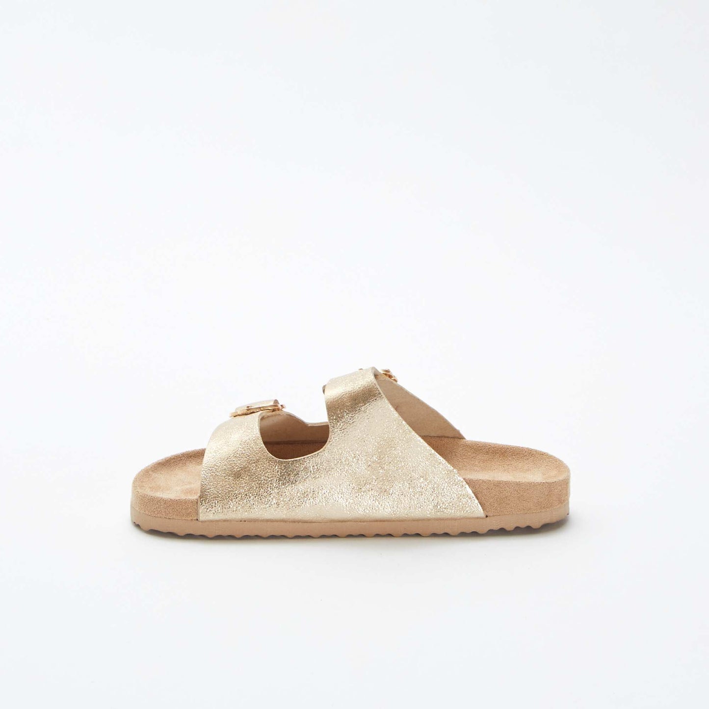 Mules brillantes BEIGE