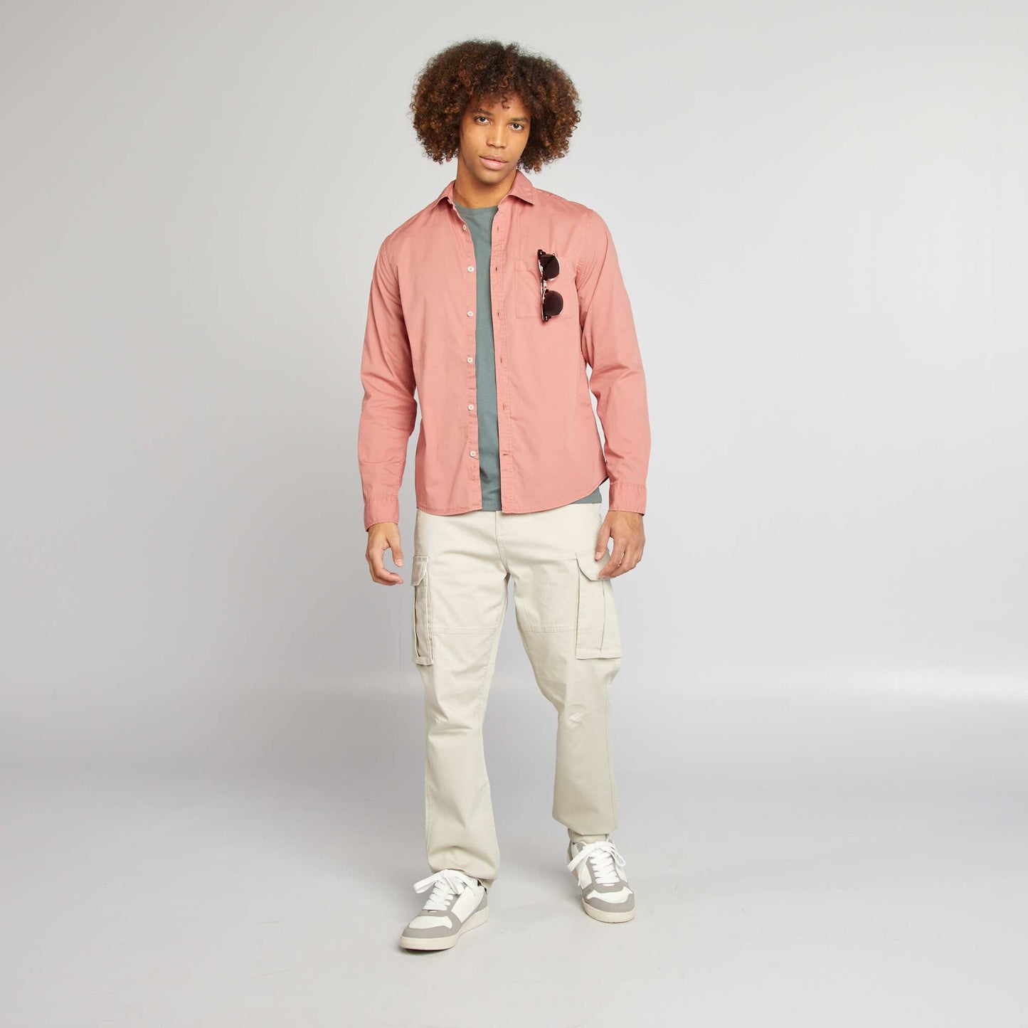 Chemise regular en popeline ROSE